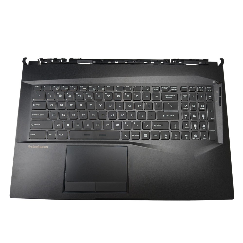 For MSI GE75 Palmrest Keyboard Full Color Backlit Non-Touchpad 3077E2C213Y Black
