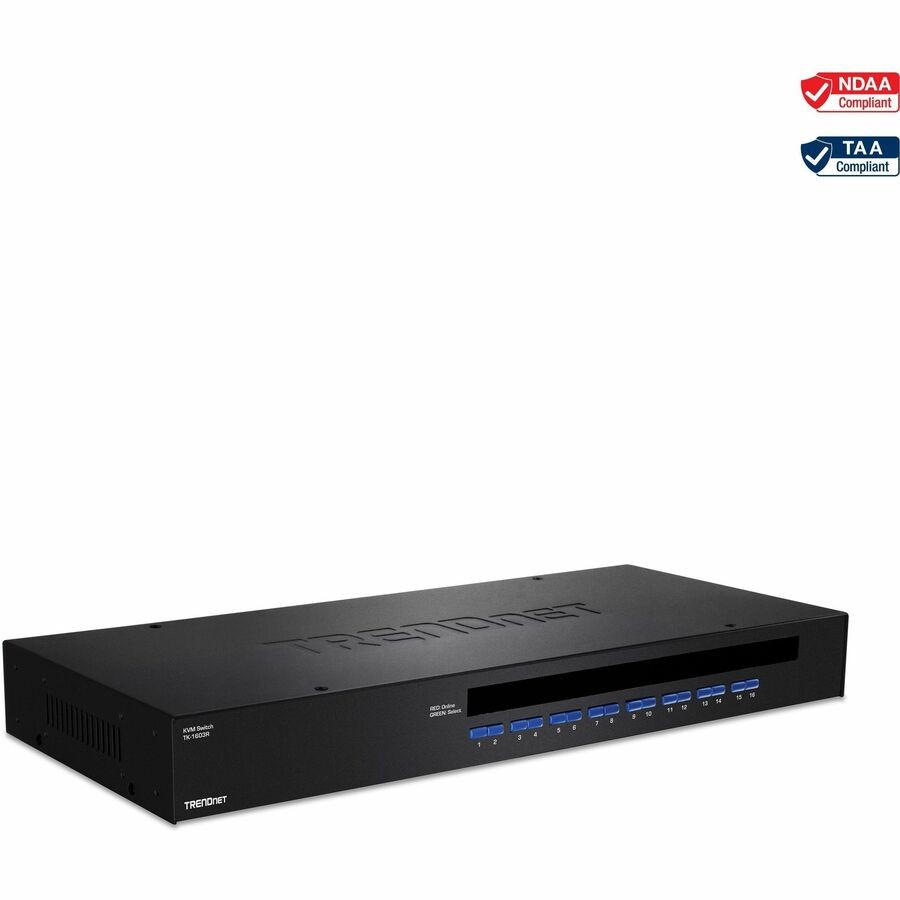 TRENDnet 16-Port Rack Mount USB KVM Switch TK-1603R