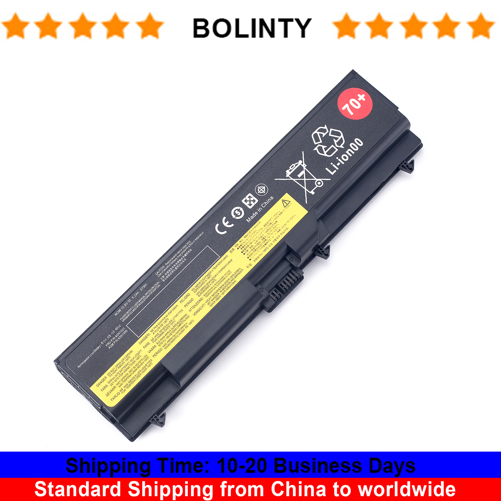 70+ 57Wh 0A36303 Battery for Lenovo ThinkPad T420 T430 W530 T530 L530 0A36302