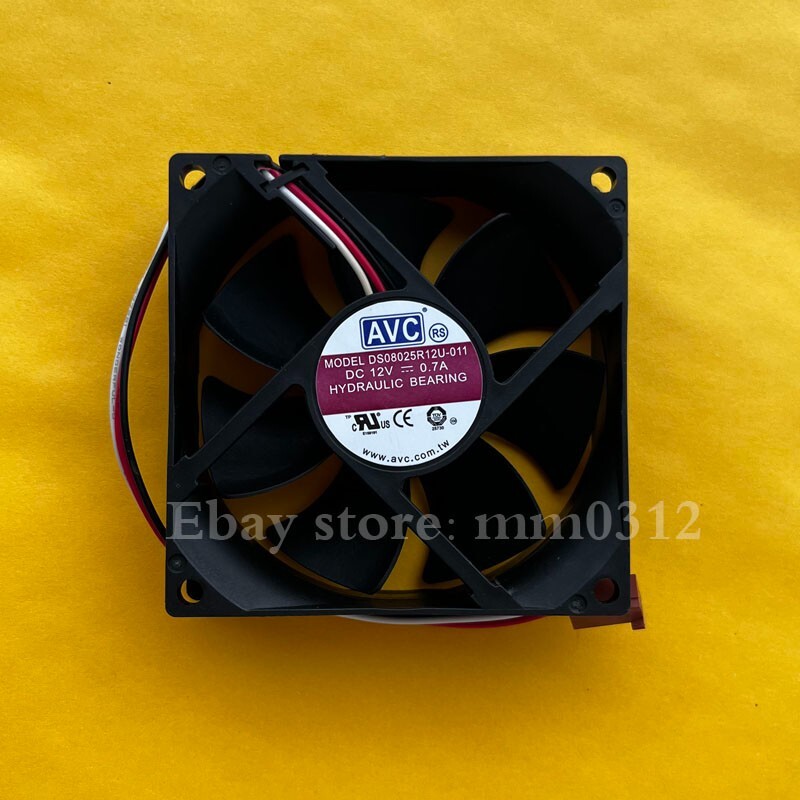 1pc  AVC DS08025R12U-011 DC12V 0.70A large air volume CPU fan 3pin