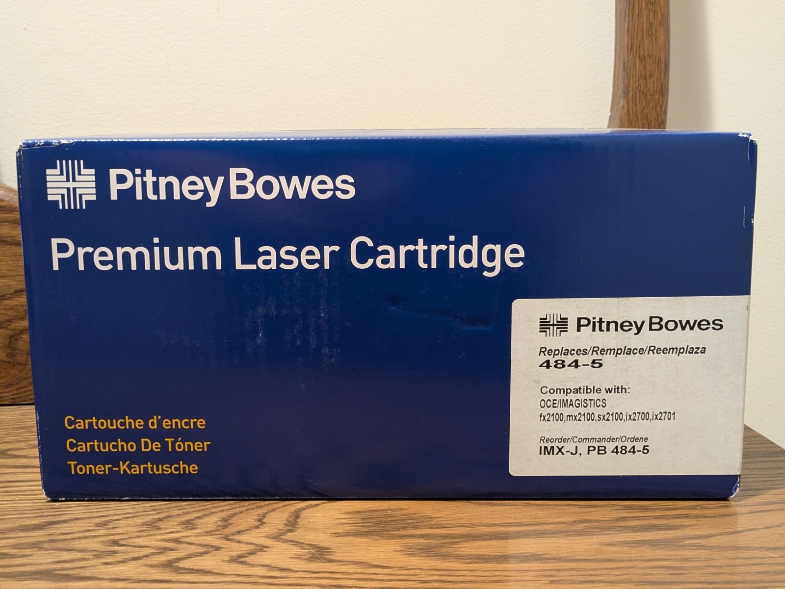 Pitney Bowes Premium Laser Cartridge 484-5 -Genuine & NIB