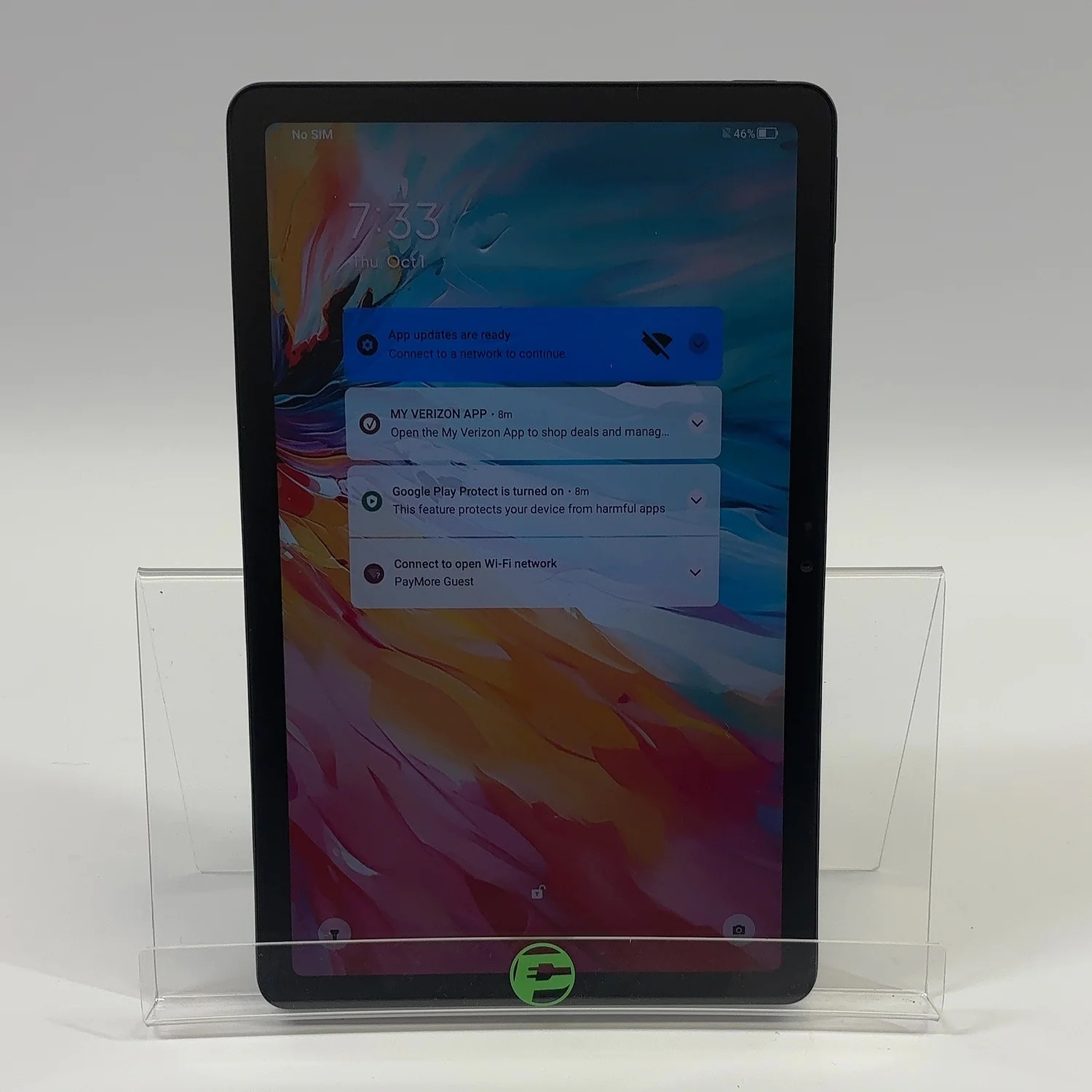 New Verizon TCL Tab 10 Nxtpaper 128GB Black