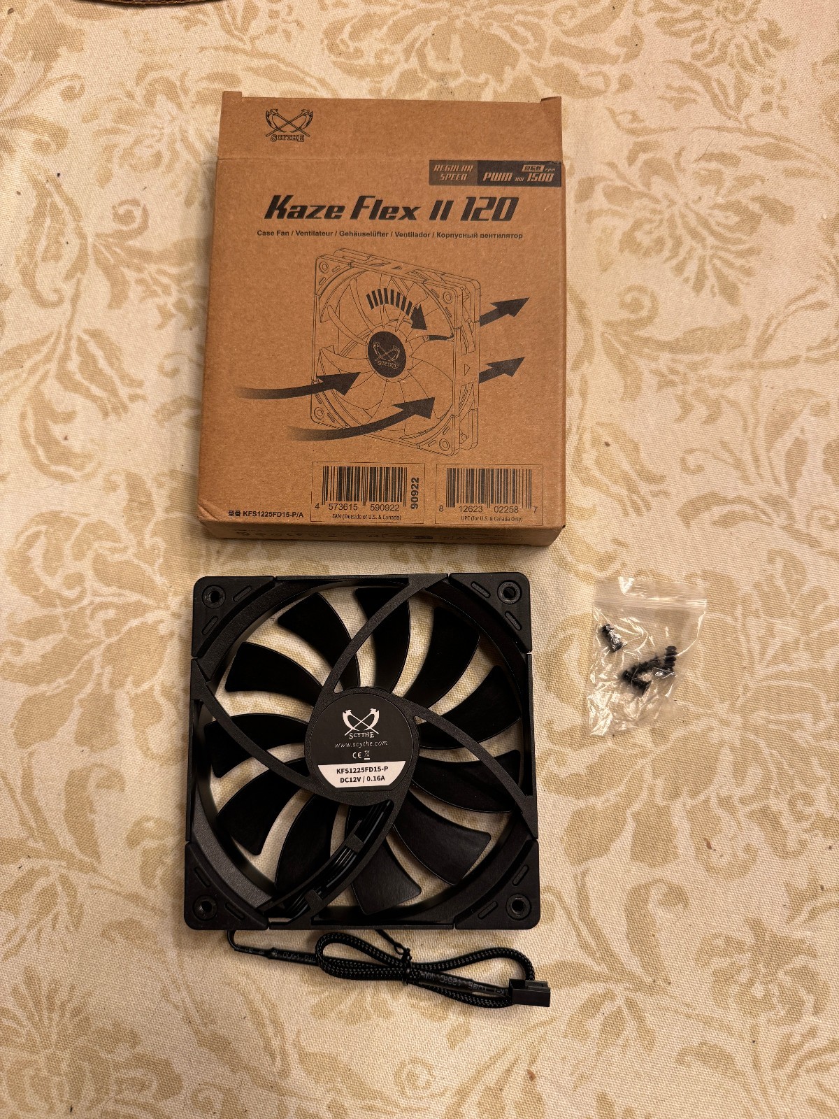 Scythe Kaze Flex II 120mm 1500 RPM PWM Fan