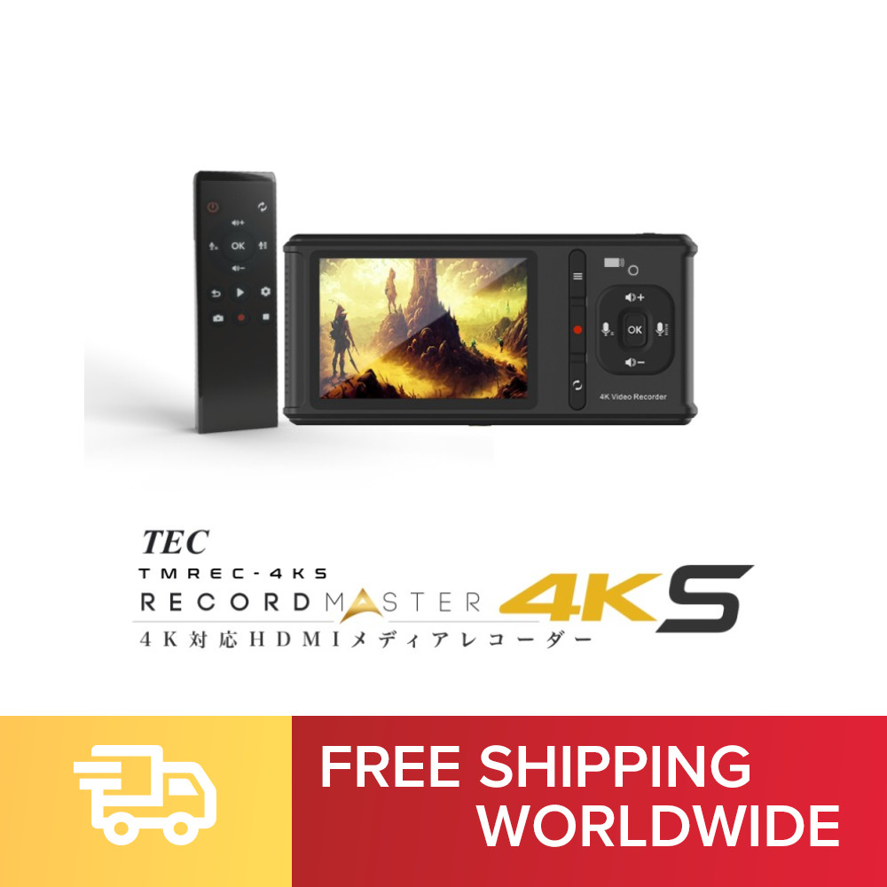 HDMI Video/Game Capture Recorder 4K UHD 60fps Live Streaming Device TMREC-4KS