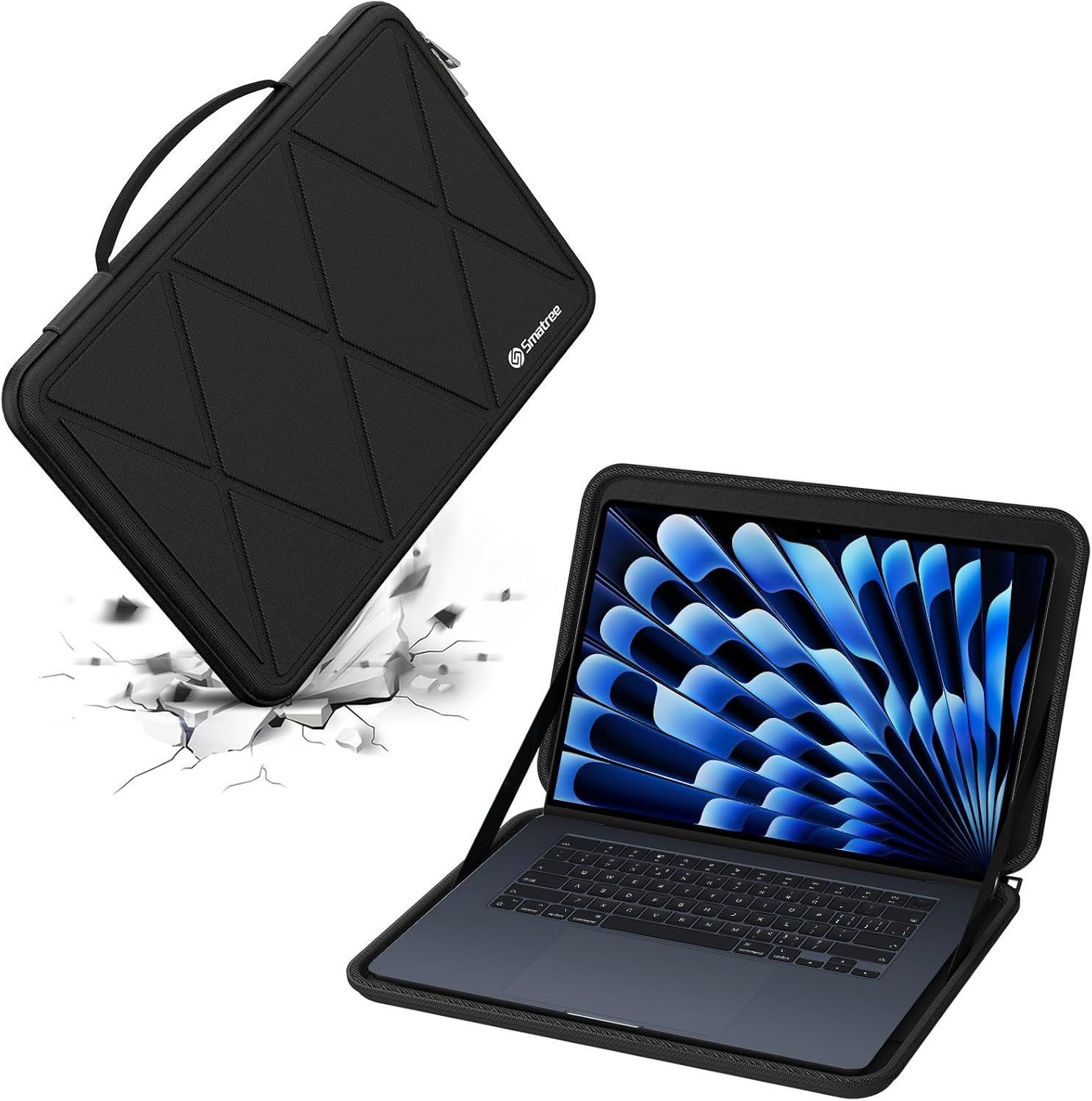 EVA Hard Protective Sleeve Case for 15.3" Apple MacBook Air M5 2026/M4 2025/M3 2