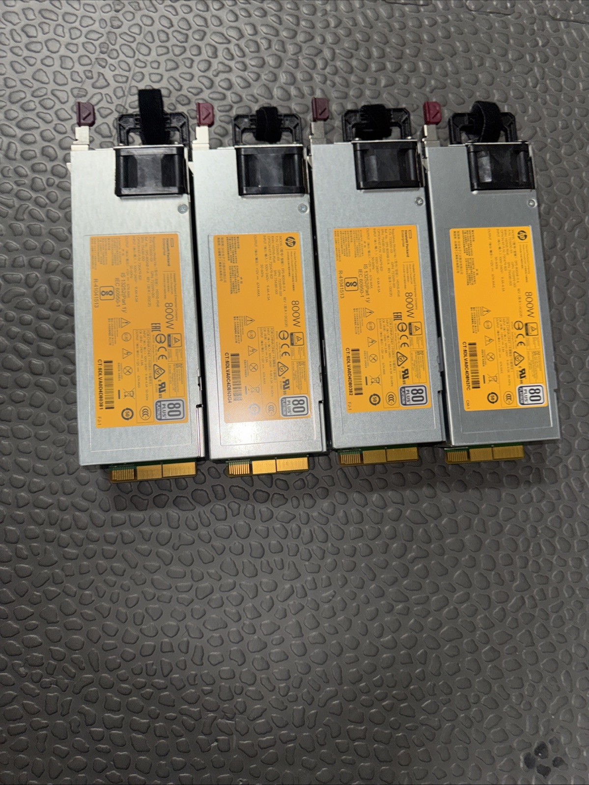 Lot Of 4 HP HSTNS-PL29 750W  Switching Power Supply Hewlett battery