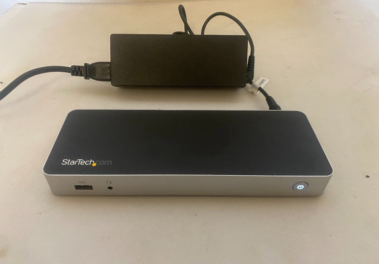 StarTech Dock DK30CHDDPPD Dual Monitor USB C Dock Dual 4K DP/HDMI w/ AC Power