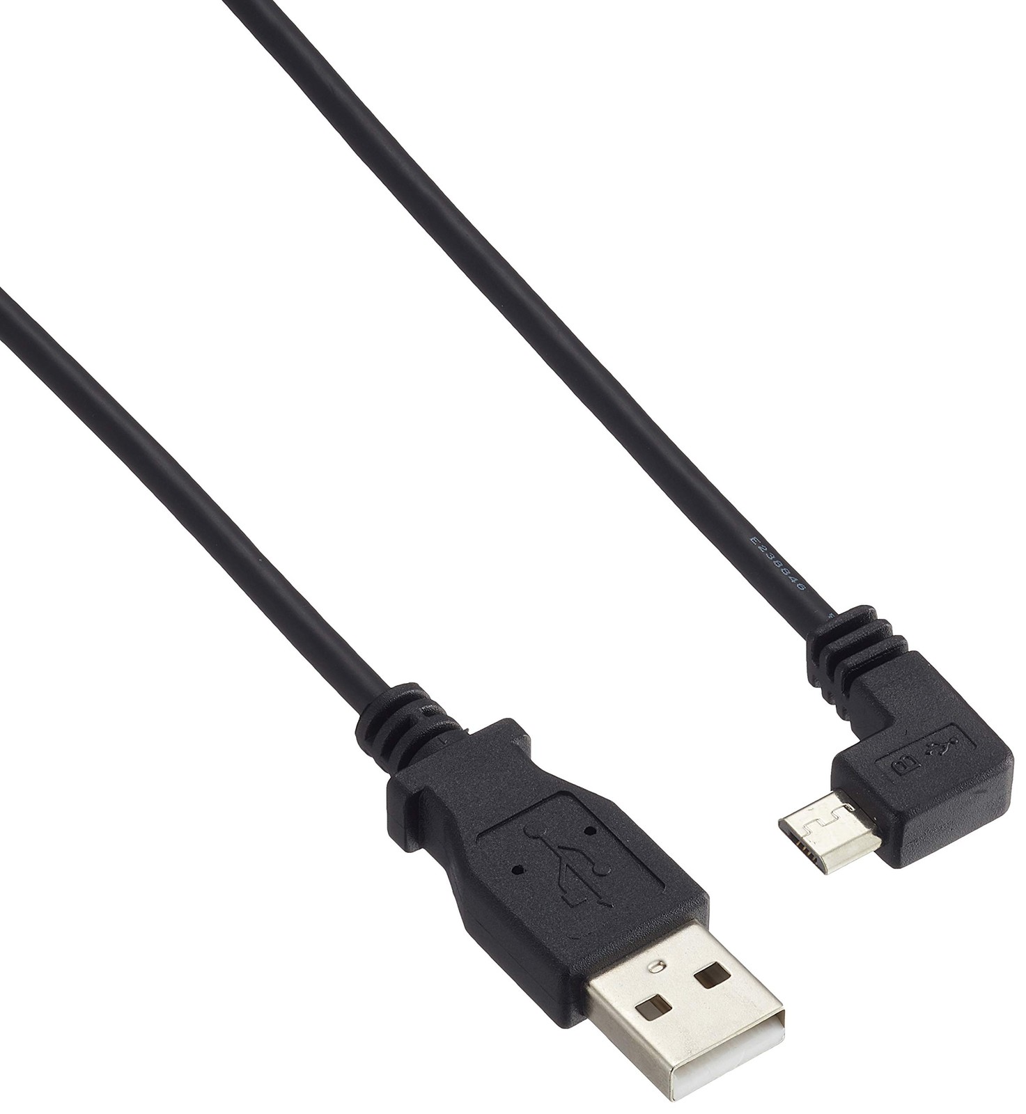 StarTech.com Right Angle Micro USB Cable – 1 ft / 0.5m – 90 degree – USB Cord –