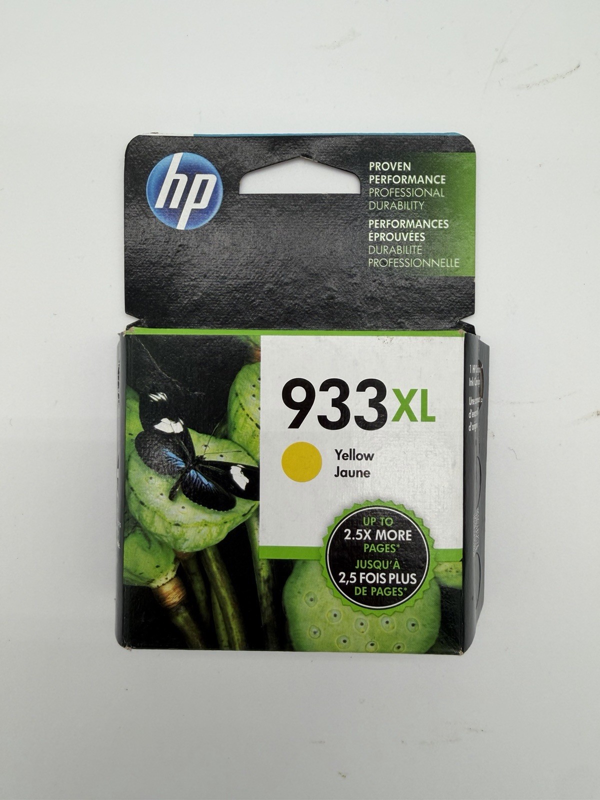 HP 933XL Yellow High Yield Ink Cartridge Genuine Original CN056AN Factory Sealed