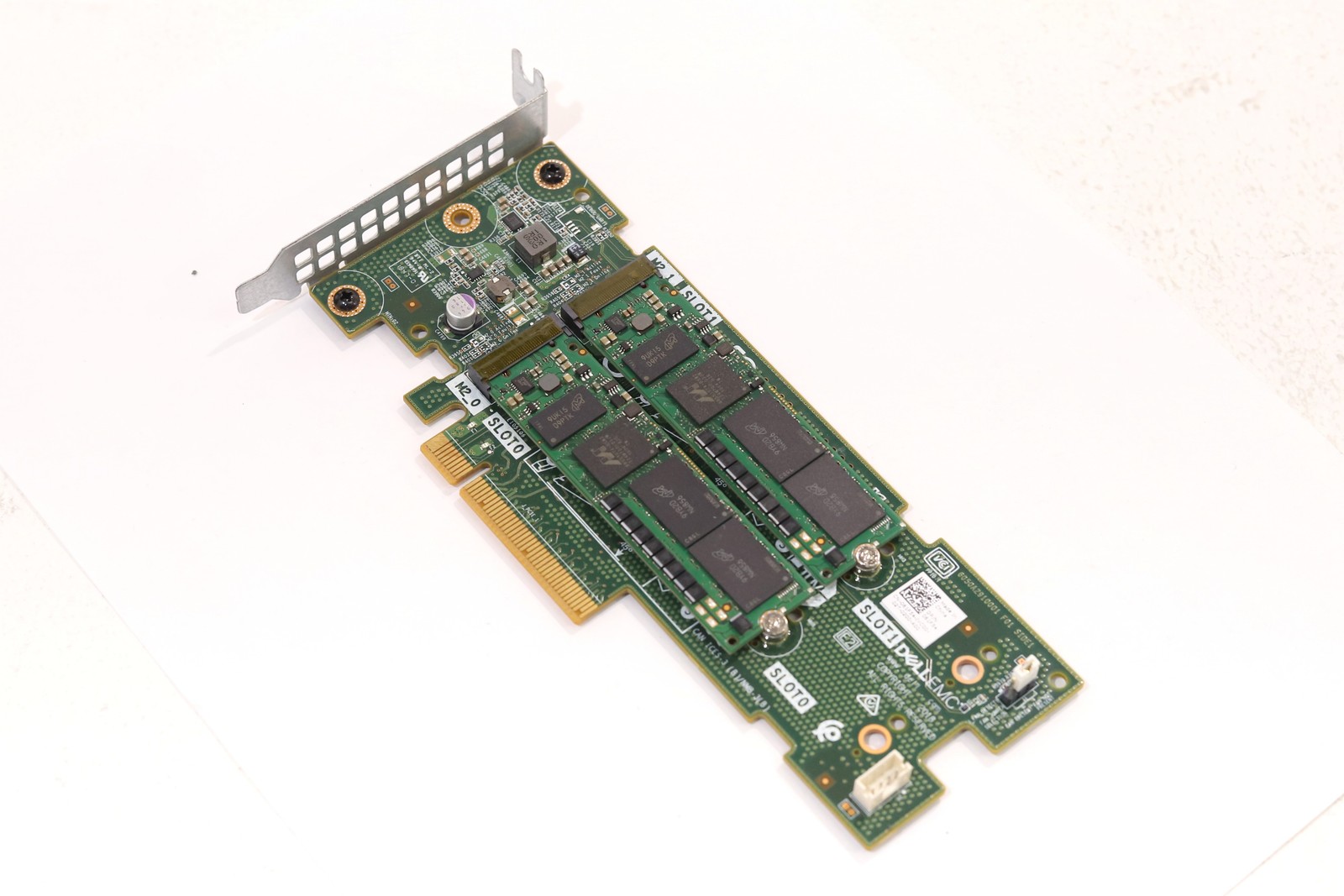 Dell Boss-S1 M.2 SATA PCIe SSD Adapter Card W/ 2x240GB SSD DP/N: 061F54 0TC2RP
