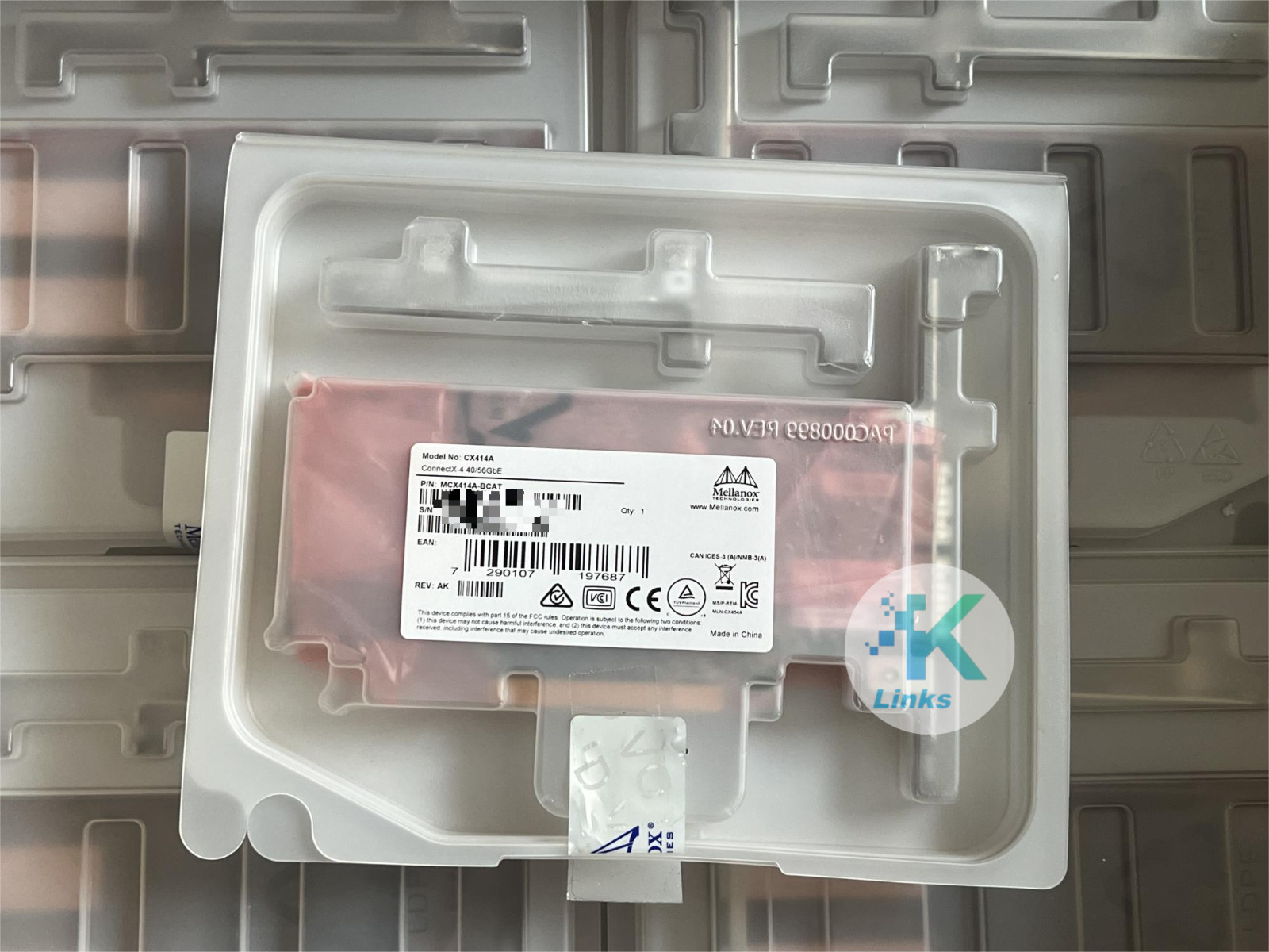 MCX414A-BCAT MELLANOX ConnectX-4 EN Dual Port 40/56 Gigabit Ethernet Card CX414A
