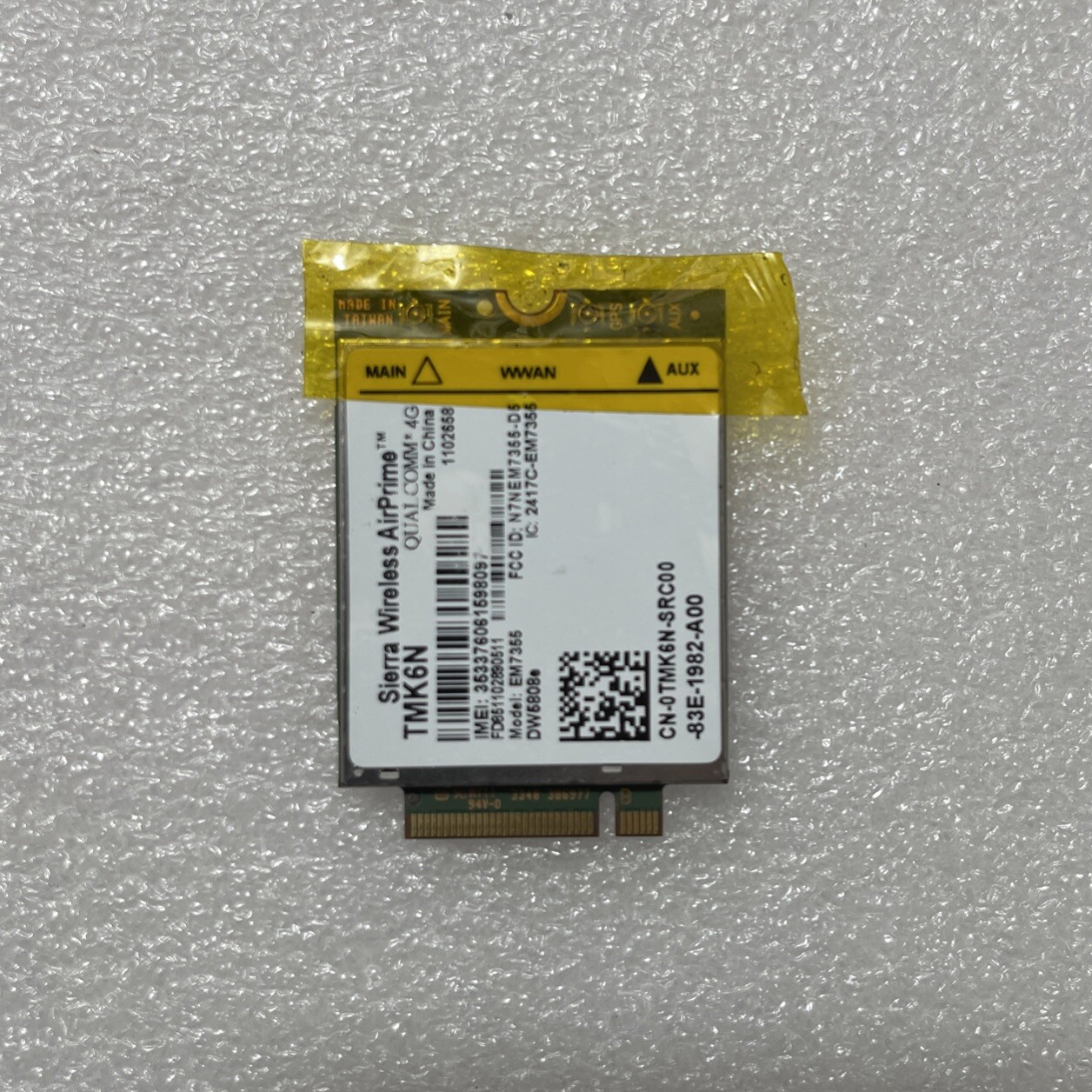 OEM Dell Latitude 7414 7204 Sierra DW5808e Qualcomm 4G Wireless Card TMK6N MC2