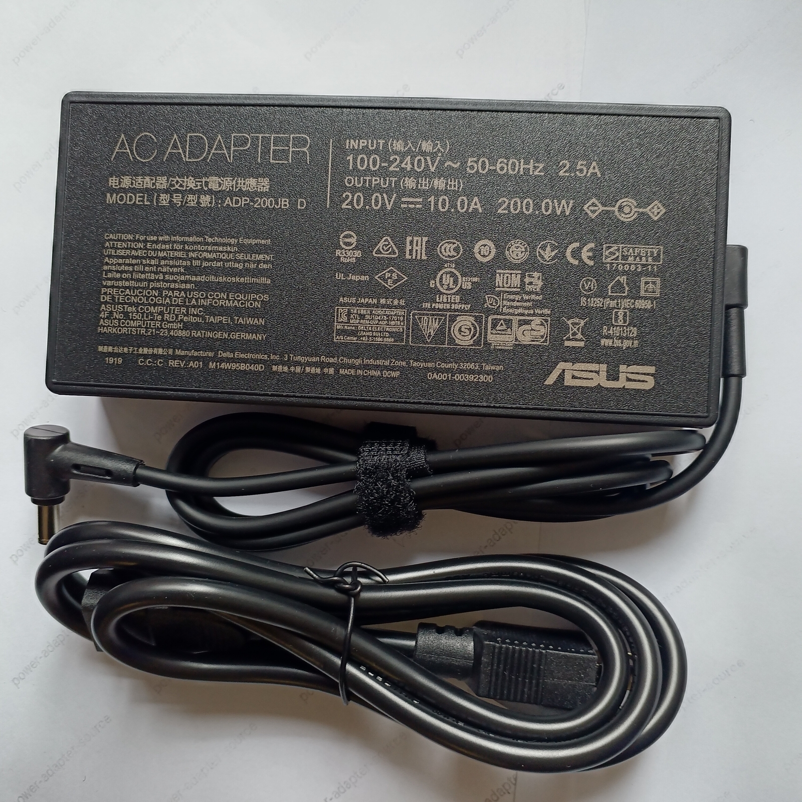 OEM Asus ADP-200JB D 200W 20V 10A AC Adapter Charger for ASUS TUF Gaming F15 F17