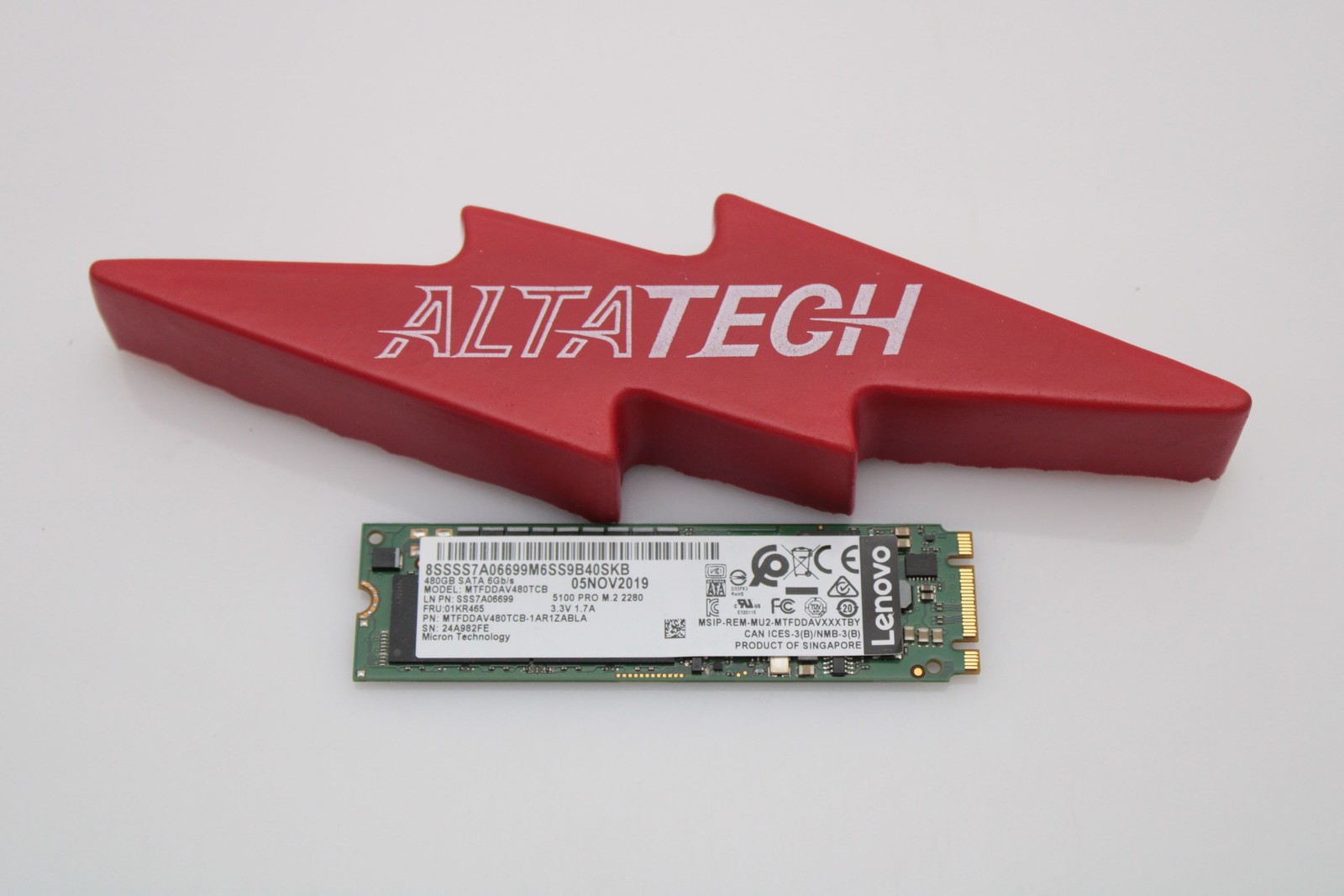 LENOVO 01KR465 M.2 5100 480GB SATA 6GBPS NHS SSD