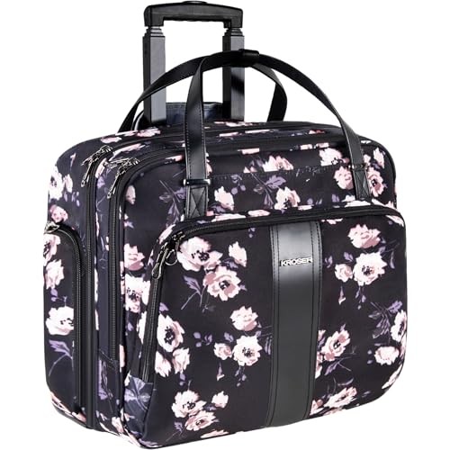  Rolling Laptop Bag Premium Rolling Laptop Briefcase Computer Bag Fits Up Rose