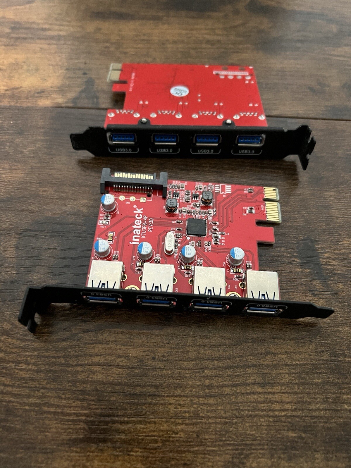 Lot2Inateck 4 Ports PCI-E to USB 3.0 Expansion Card 5Gbps 15-Pin Power Connector