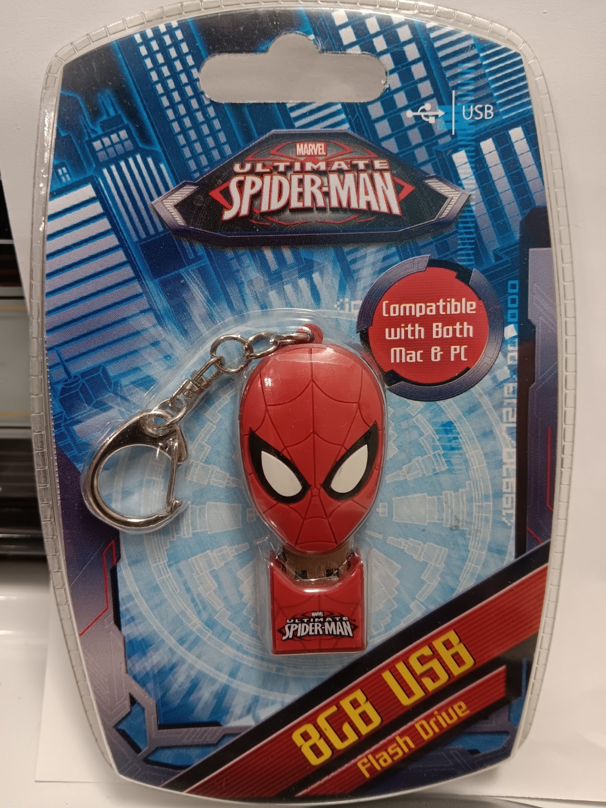 New Marvel The Amazing Spider Man 8GB USB 2.0 Flash Drive Keychain Fast Shipping