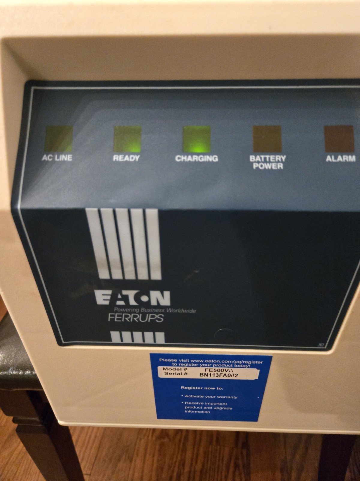Eaton / Best Power FERRUPS FE500VA Uninterruptible Power Supply (UPS)