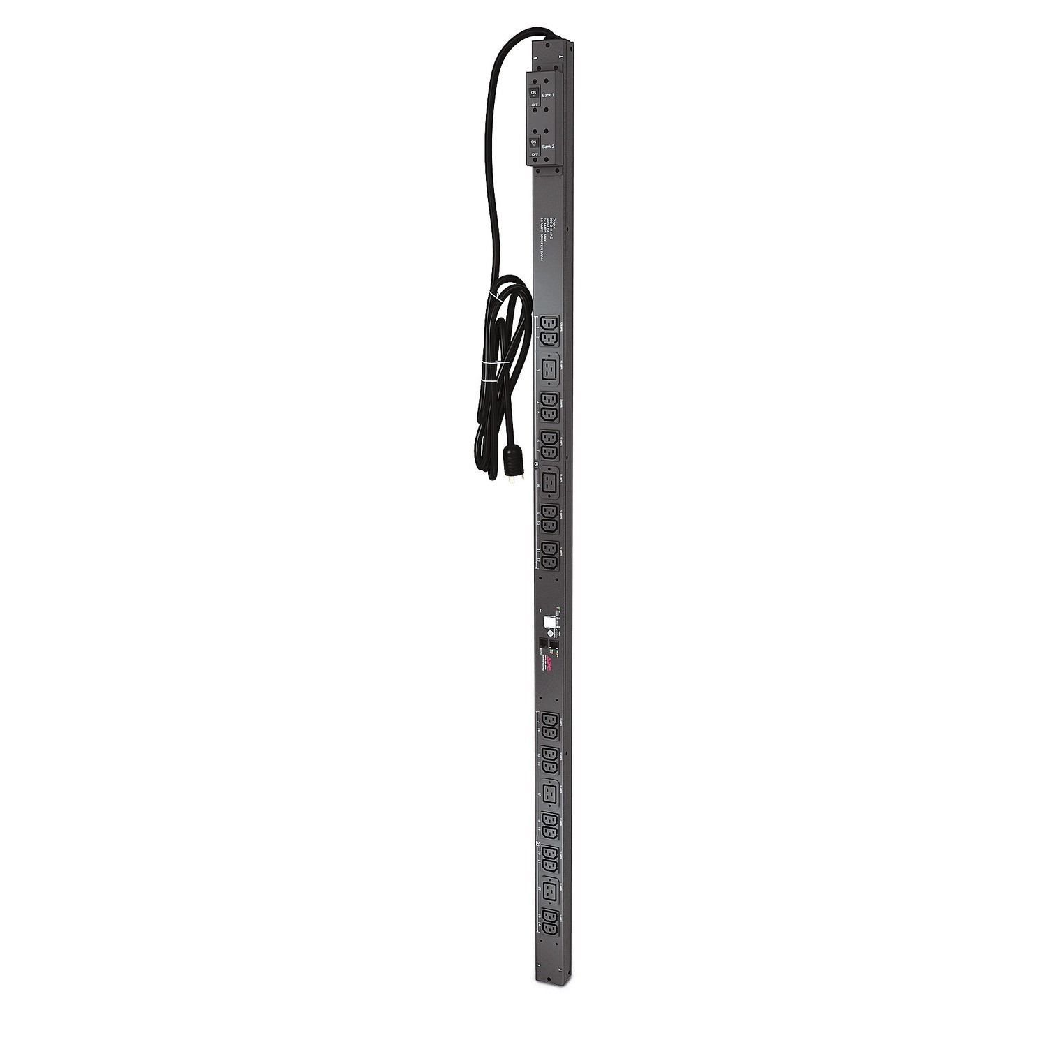 APC AP7841 PDU 20 C13 4 C19 Outlets 30A 200-240V Metered Rack
