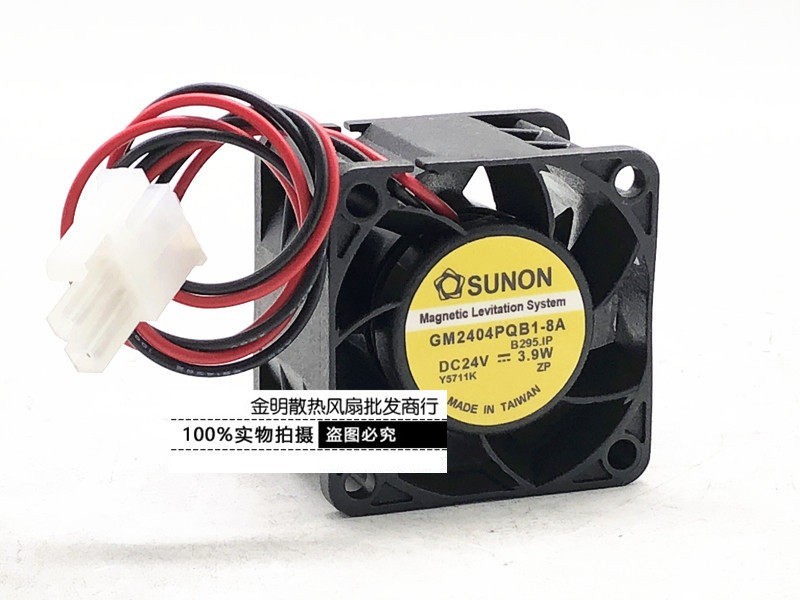 1PCS SUNON 4CM GM2404PQB1-8A 24V 3.9W Inverter Cooling Fan