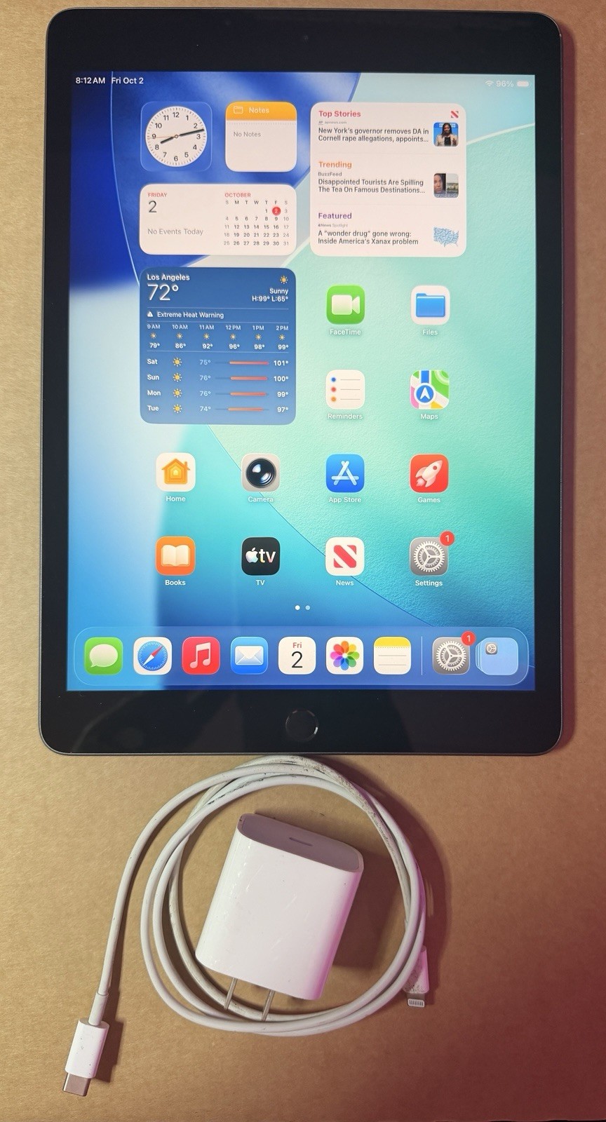 Apple iPad 8th Gen 32GB Wi-Fi 10.2" Space Gray A2270 