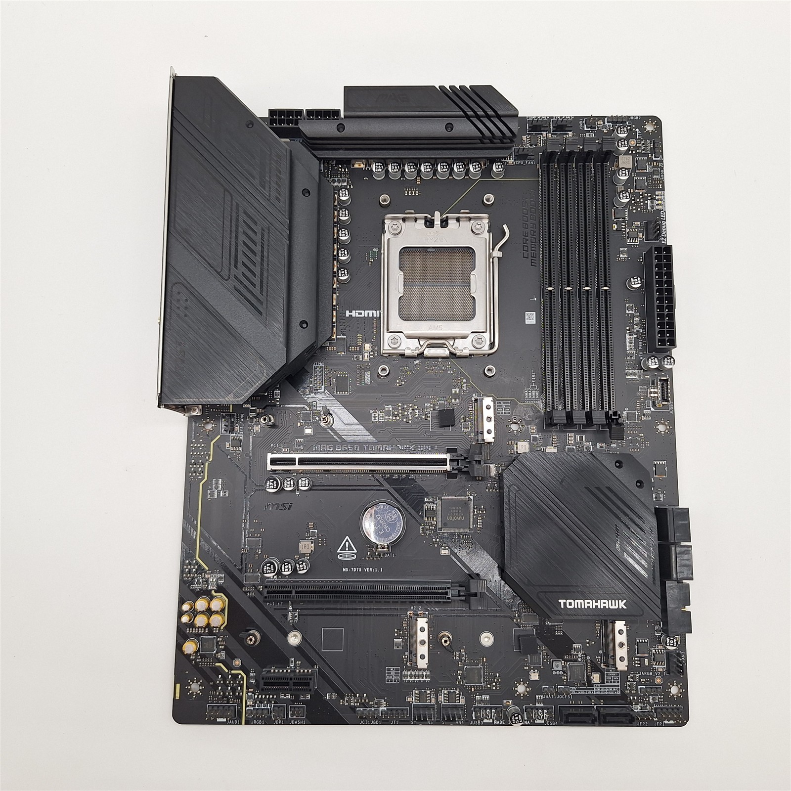 MSI MAG B650 Tomahawk WiFi Gaming Motherboard AMD AM5, ATX, DDR5