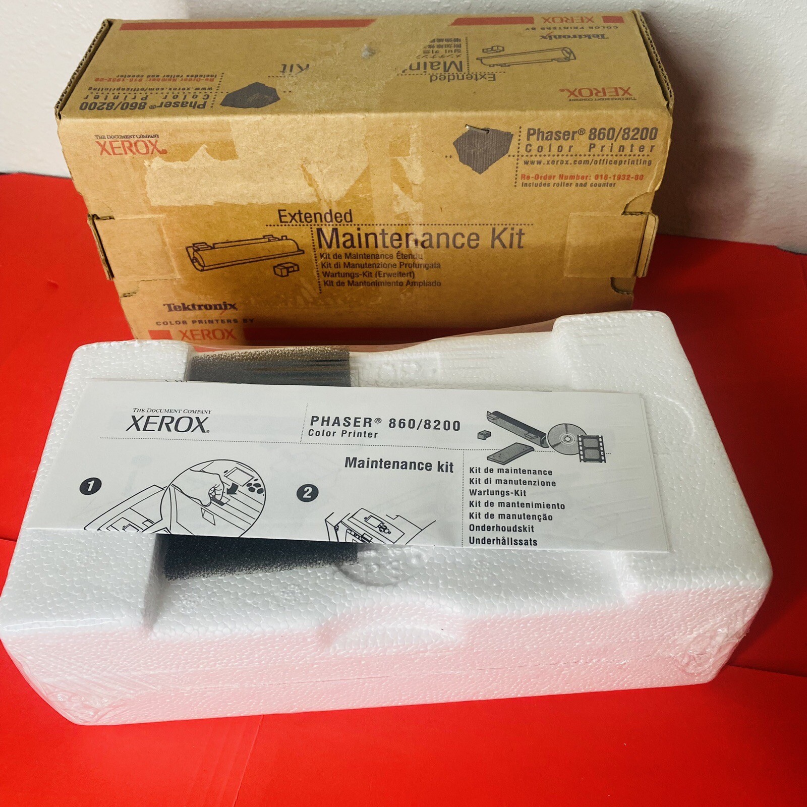 XEROX PHASER 860/8200 EXTENDED MAINTENANCE KIT NEW IN BOX