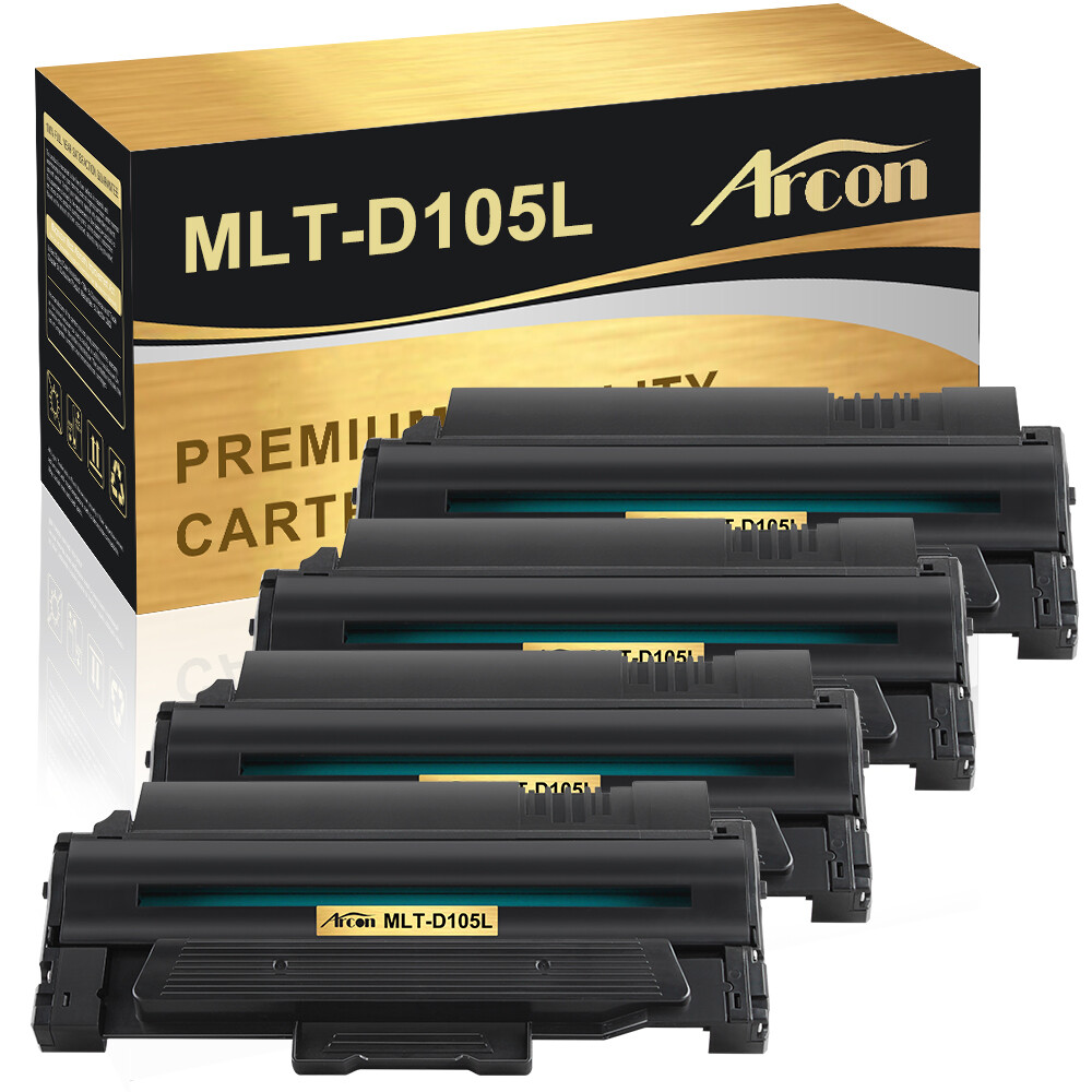 4PK MLT-D105L MLTD105S Toner Cartridge Fit For Samsung SCX-4623F ML-2580n SF-650