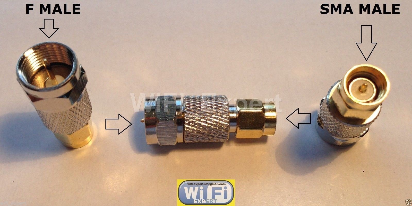 1x SMA Male/Female To F TV Male / Female Jack Plug COAX RF Connector Adapter USA