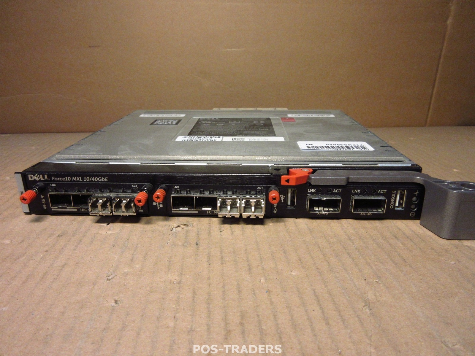 DELL 5P6R1 TC3V1 FORCE10 MXL 10/40GBE DF10MXL M1000E Blade Switch + 4X SFP'S