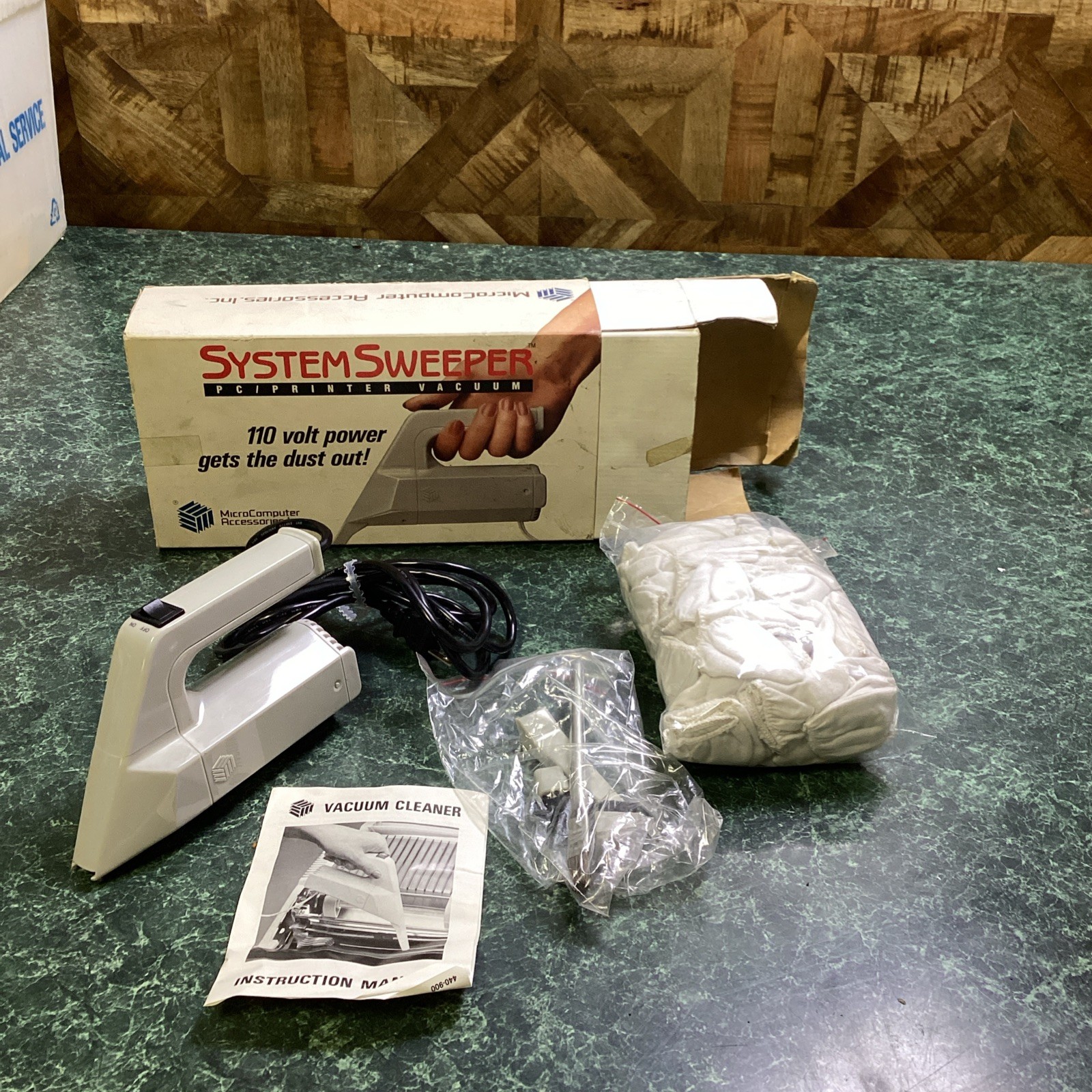 Vintage 1988 - PC System Vacuum Sweeper Model #440 Micro Computer Acc 110V Power
