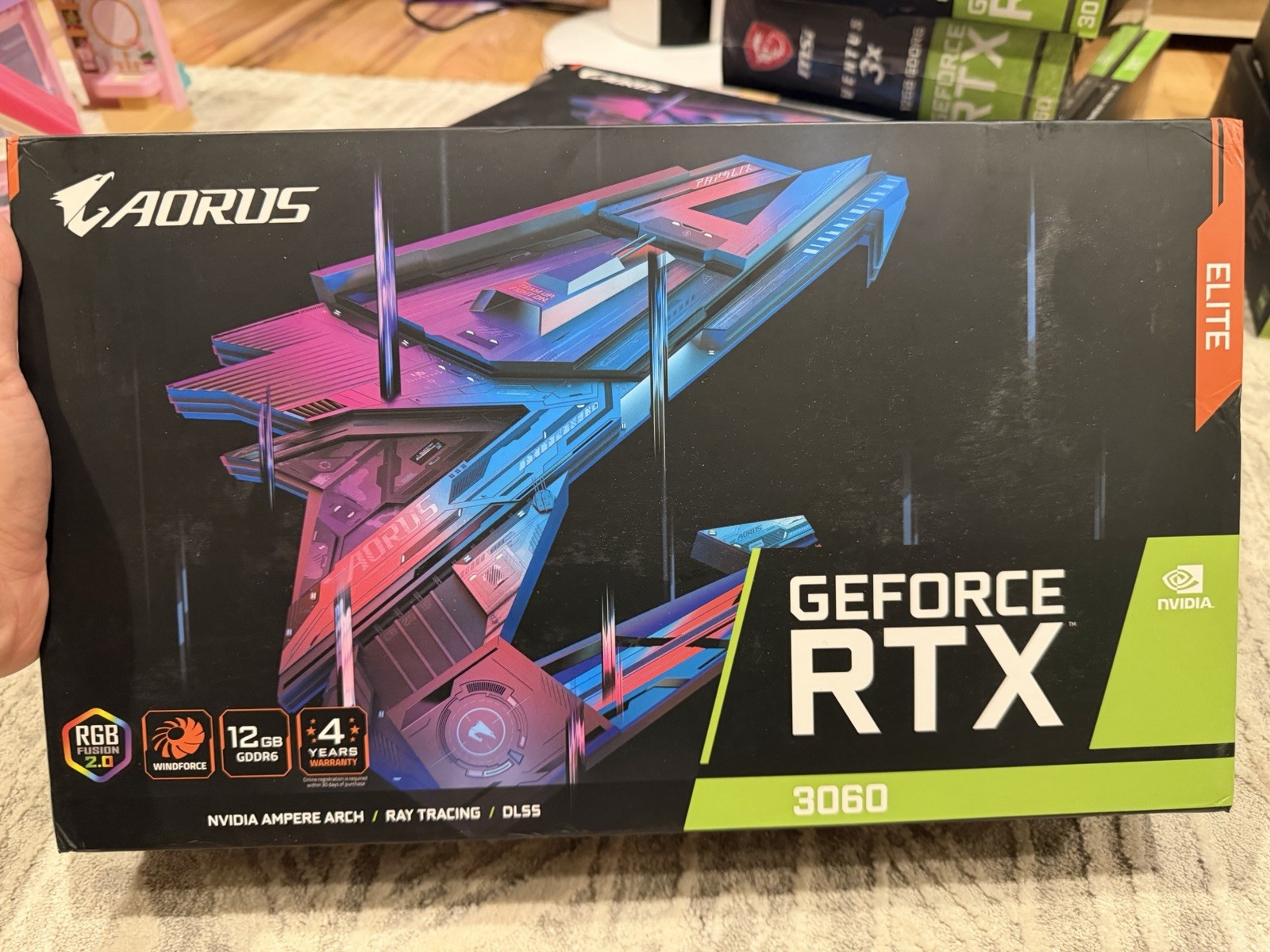 AORUS GeForce RTX 3060 Elite 12GB GDDR6 Graphics Card