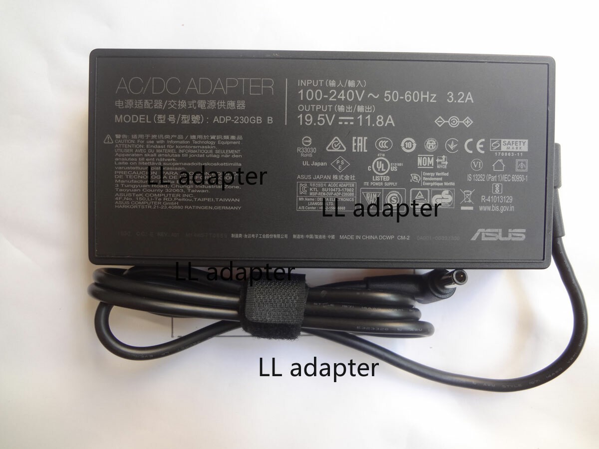For ASUS ROG Strix G731GW-KB71 ADP-240EB B 20V 12A 240W 100%Original AC Adapter