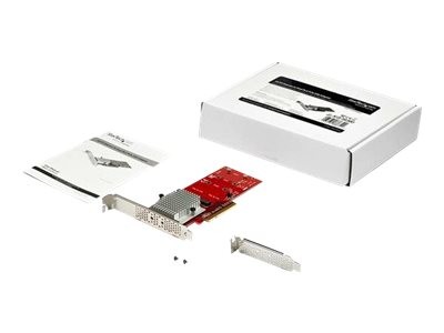 StarTechcom x8 Dual M.2 PCIe Ssd Adapter 3.0 PCI Express Network Card PEX8M2E2