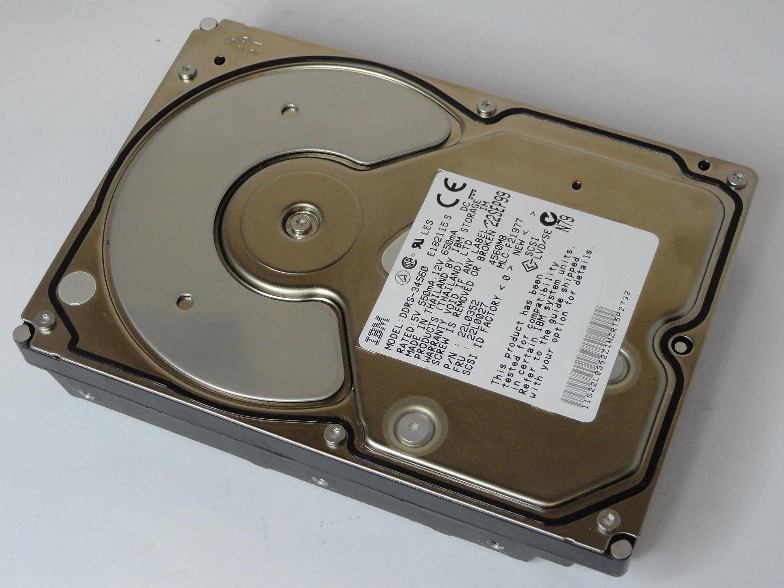 IBM Part # DDRS 34560