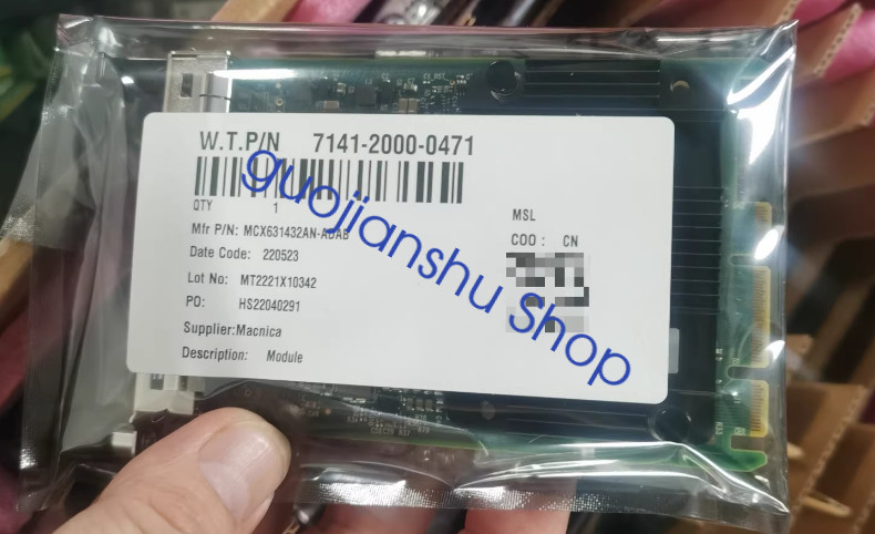 1PCS NEW Mellanox MCX631432AN-ADAB Network card module delivery Via Fedex/DHL