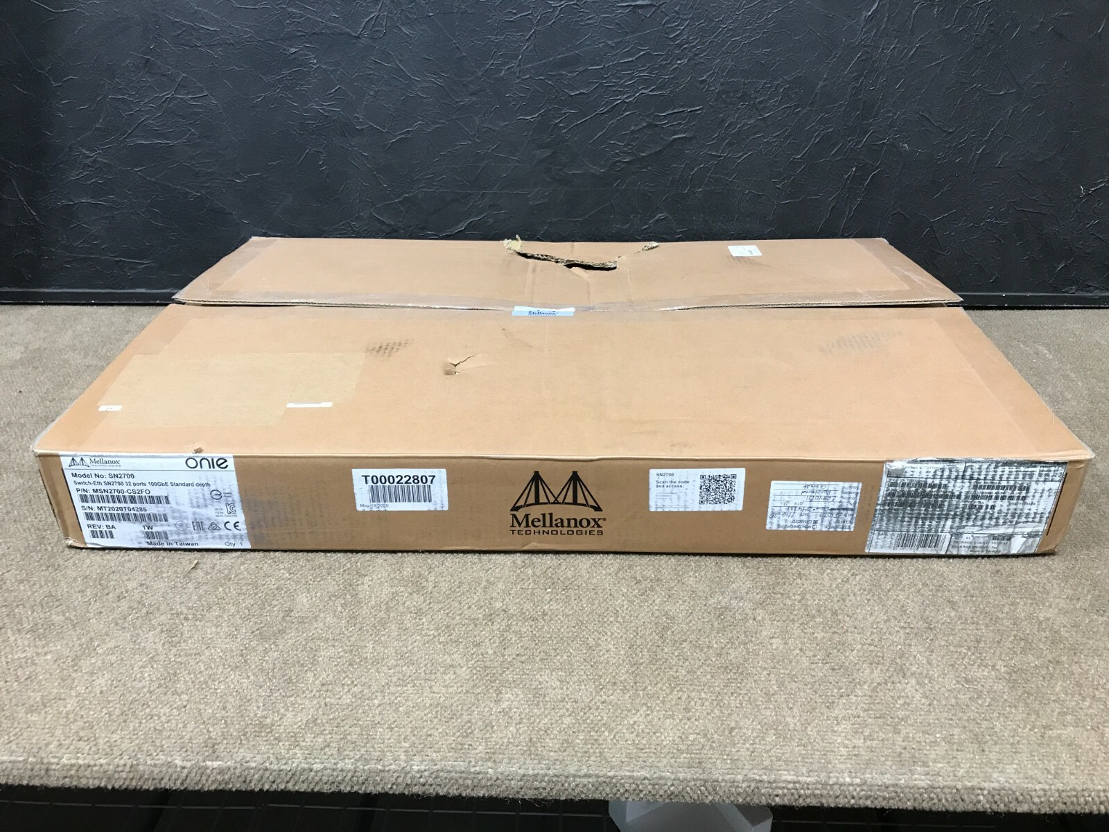 Mellanox Spectrum SN2700 32 port 100 Gigabit QSFP28 Switch MSN2700-CS2FO NEW••