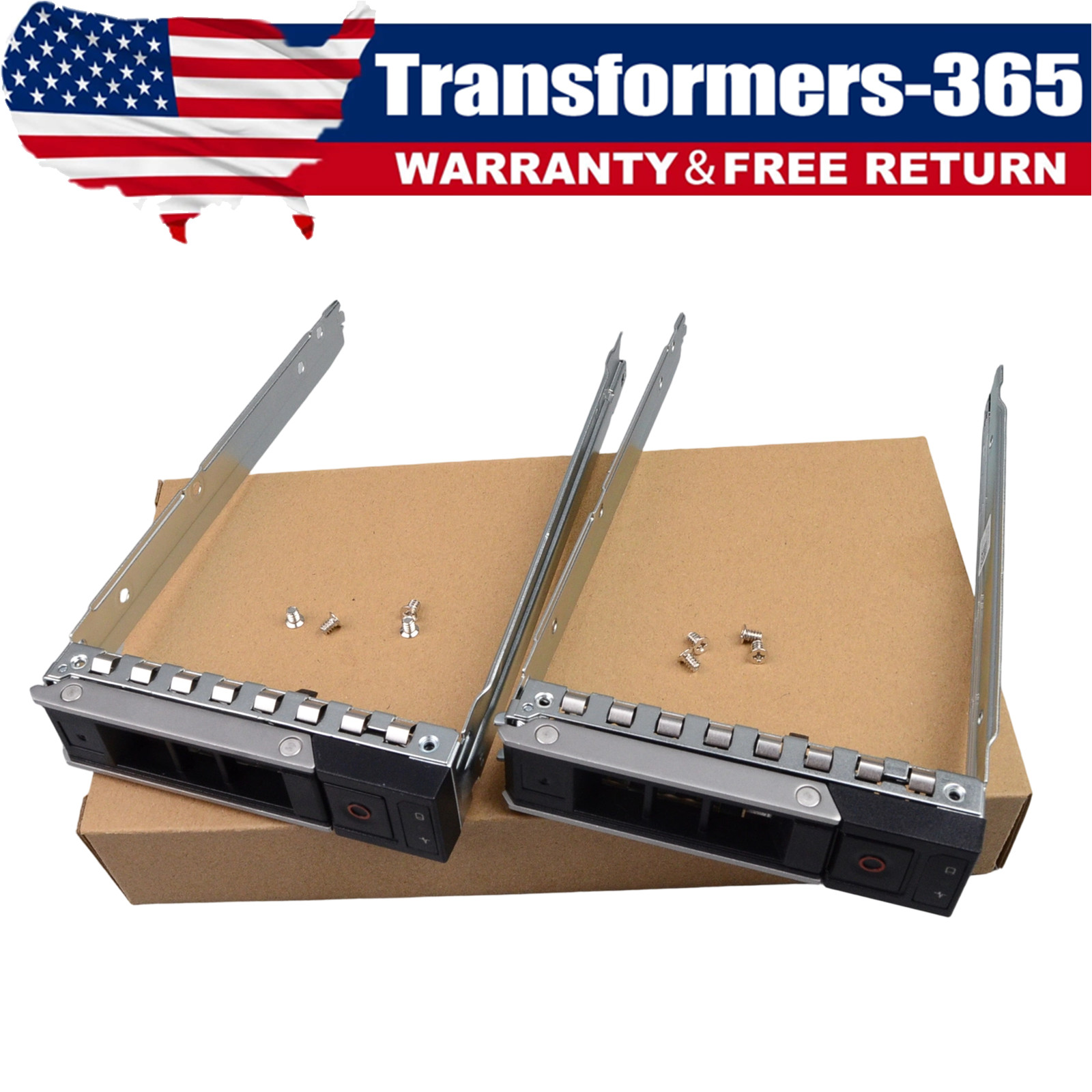 X7K8W Hard Drive Tray Caddy for Dell PowerEdge Server 3.5 Inch Replacement 2PCS