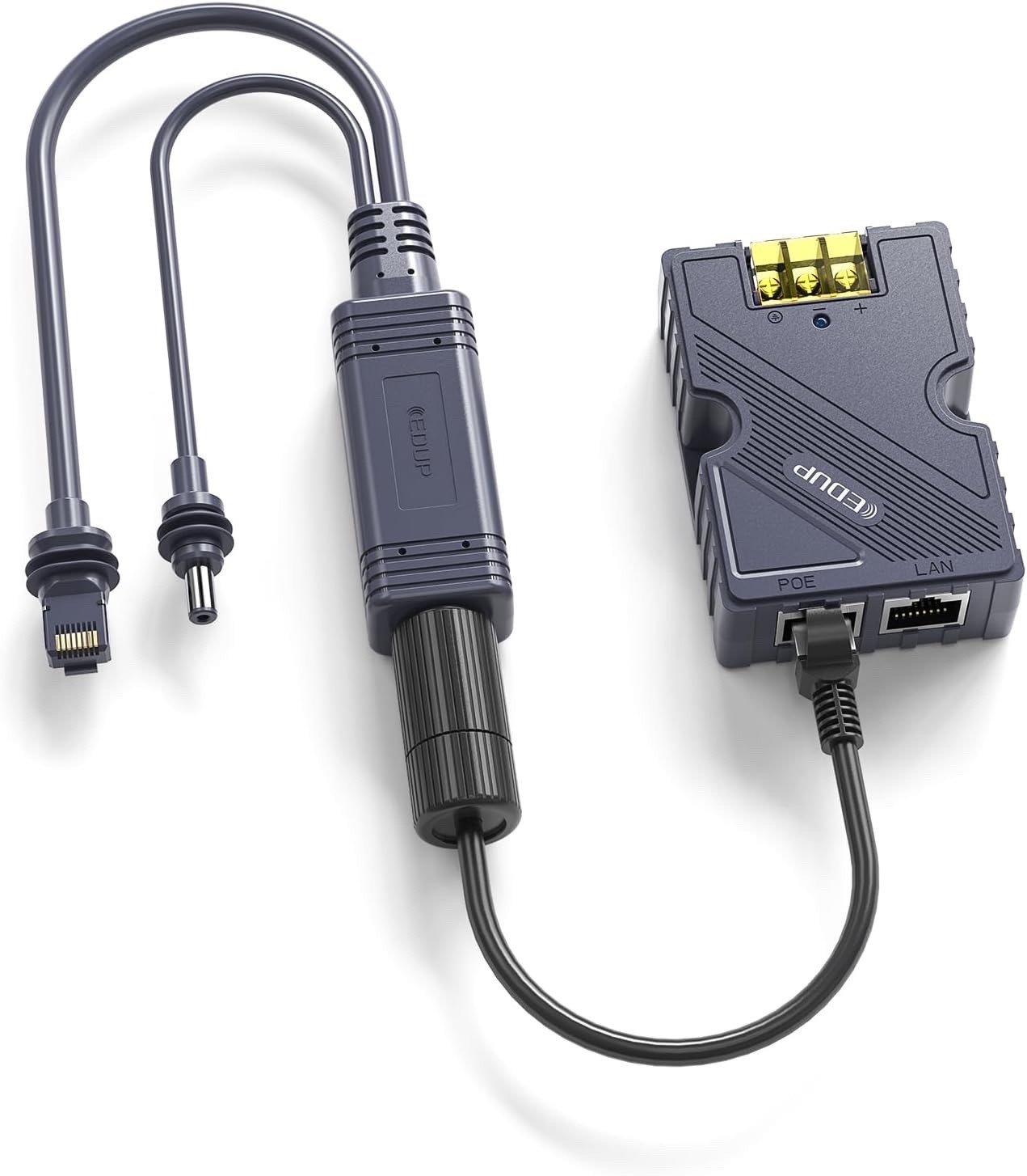 Starlink Mini PoE Splitter 12V Power Kit, 150W GigE Passive PoE Adapter