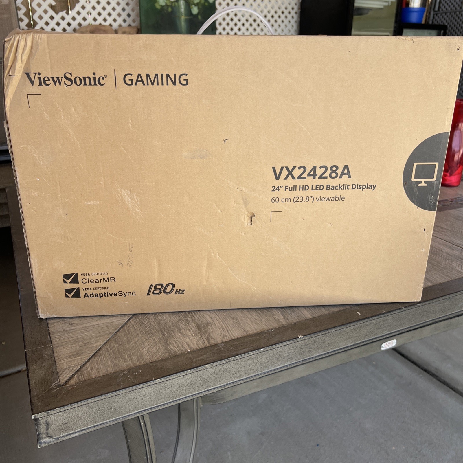 ViewSonic VX2428A 24 Inch 1080p 0.5ms 180Hz IPS Gaming Monitor with FreeSync, HD