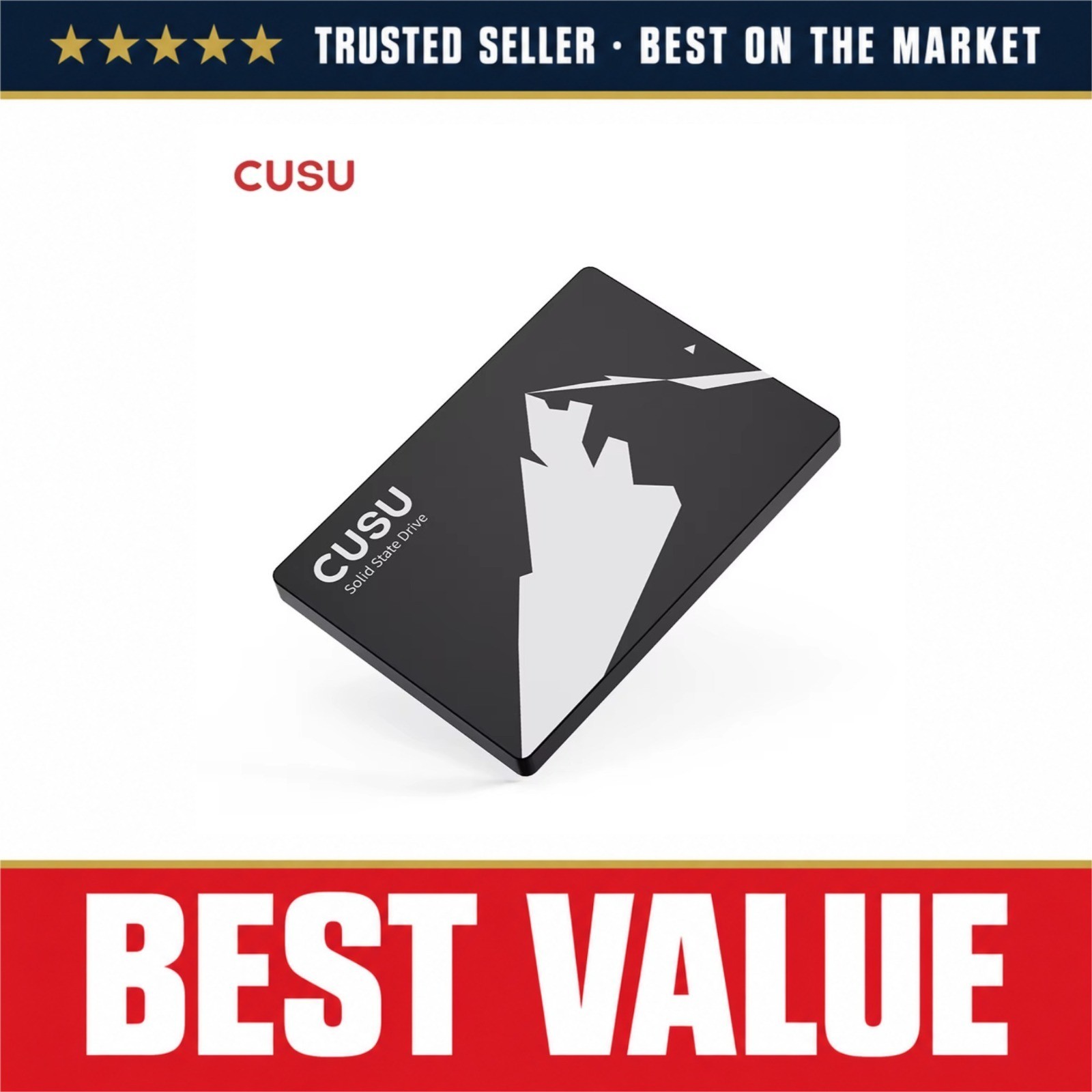 CUSU SATA III 2.5" Internal SSD 128GB to 4TB TLC Solid State Drive