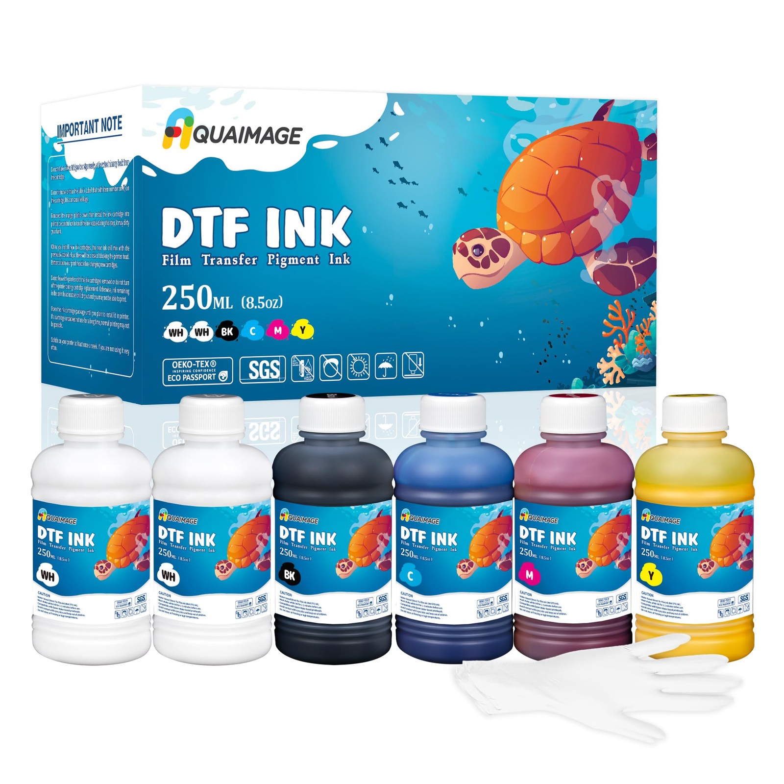 DTF Ink 1500ml for ET8550, L1800, XP15000, P400, P800, P600, DX5, XP600, Brig...