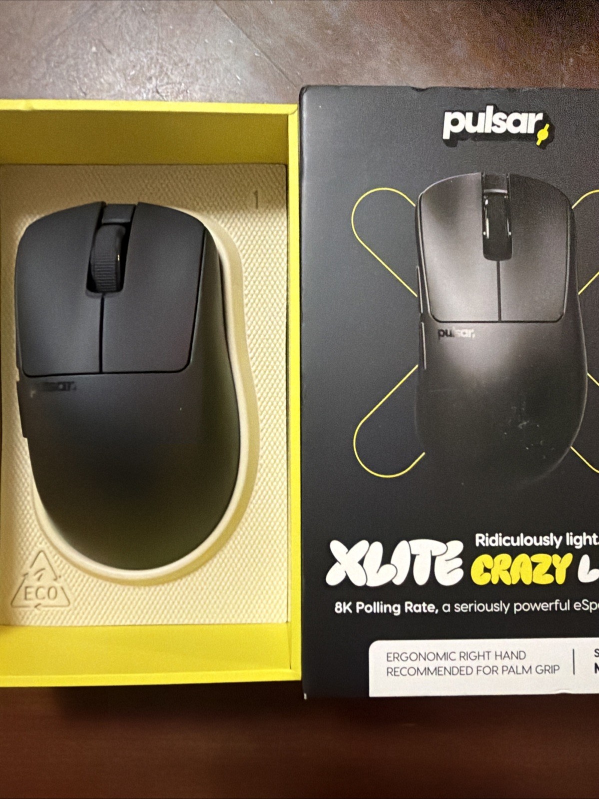 New Pulsar Xlite Crazy Light Mouse Size 1 Mini