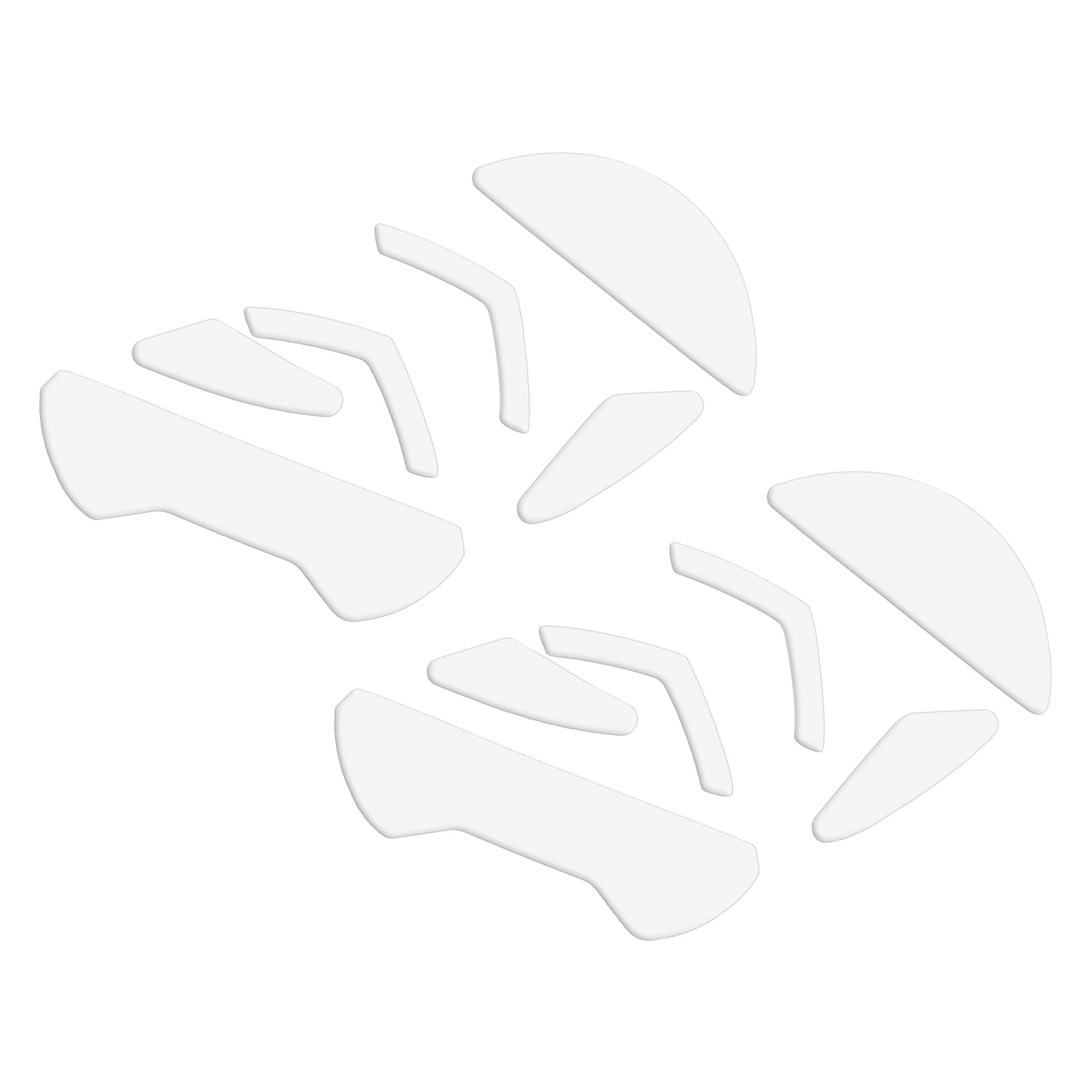 Rounded Curved Mouse Feet 0.6mm for G302/G303 Mouse White 6Pcs/2 Set