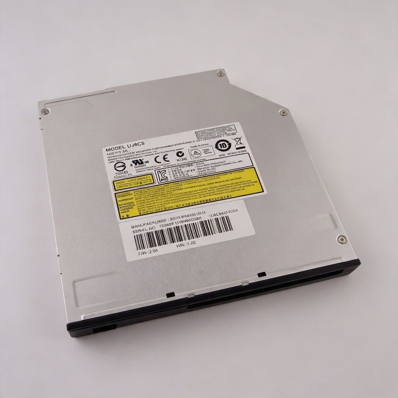 12.7mm SATA Slot Load CD DVD RW Burner Drive Matshita UJ8C5 RE UJ-875A AD-7640S