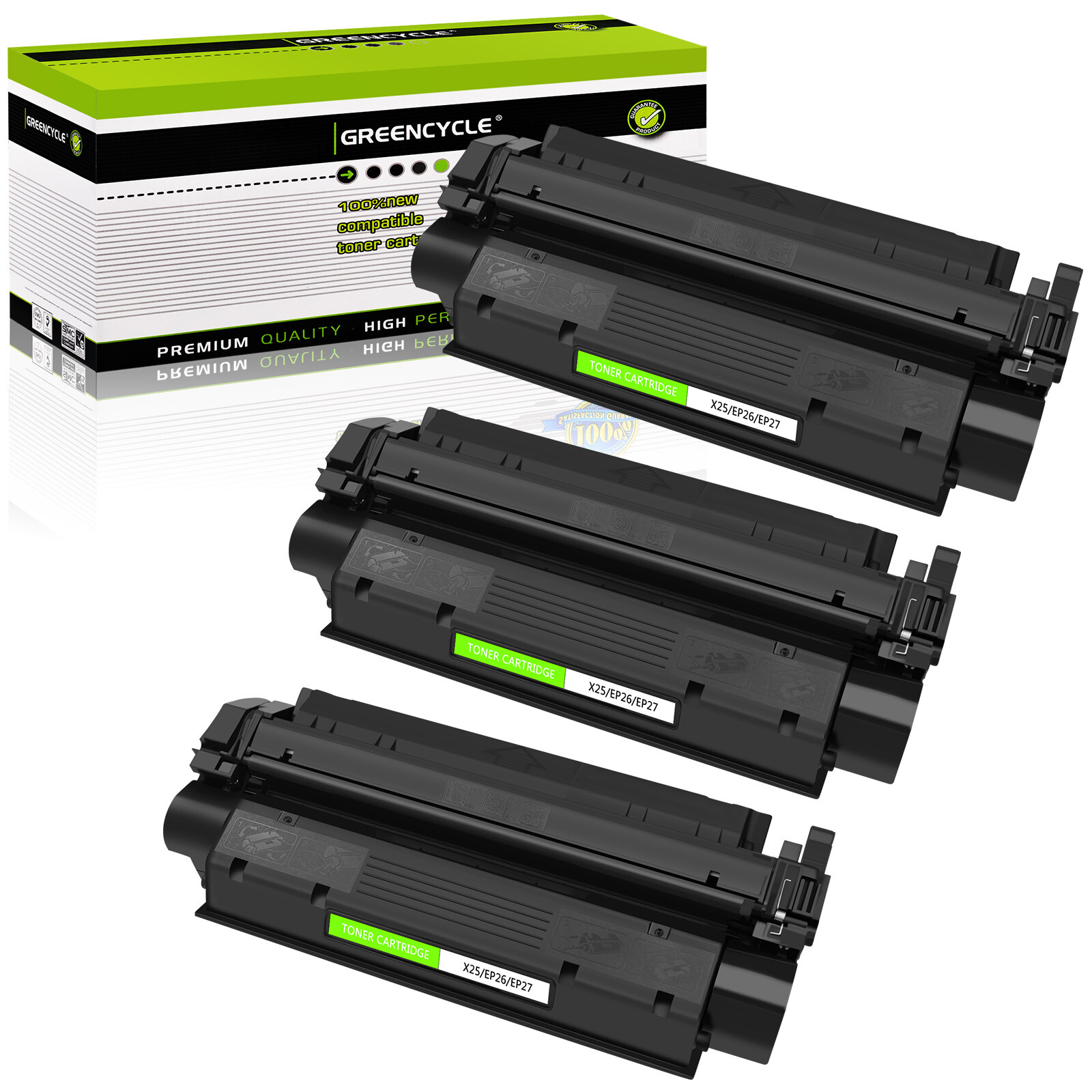 3PK X25 25 Toner Cartridge Compatible For Canon ImageClass MF5530 MF5550 MF5730