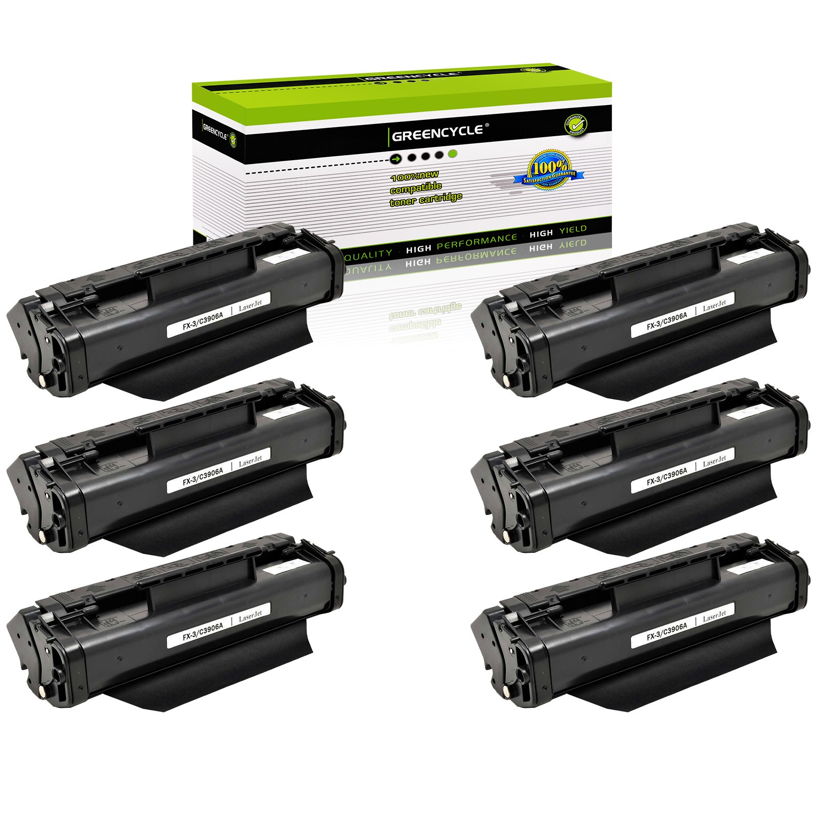 6PK C3906A Toner Cartridge Compatible with HP 6L 5L xi se 5L-FS 5L Xtra Printer