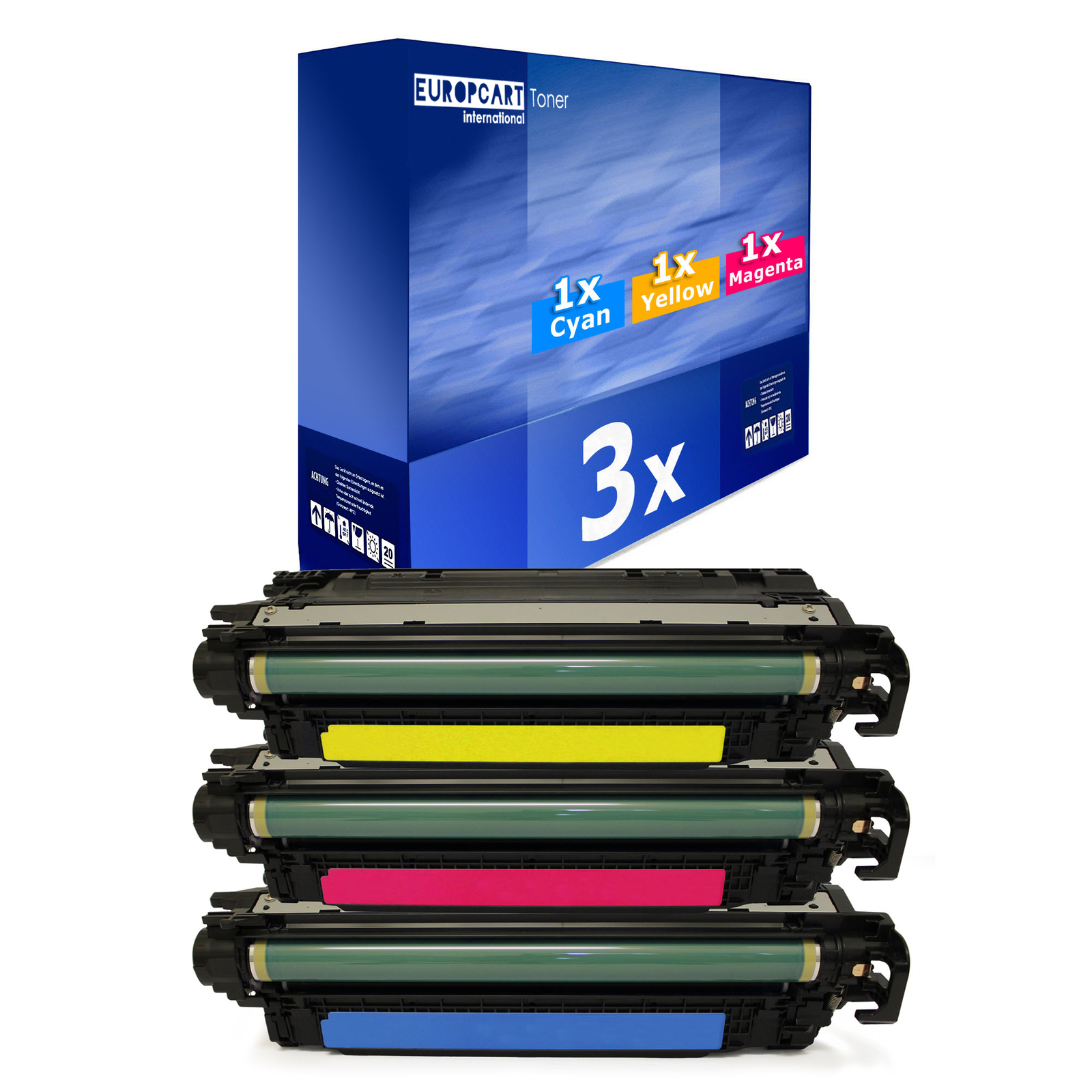 3x Eurotone Compatible HP LaserJet Color MFP Toner Cartridge XL M-775-z