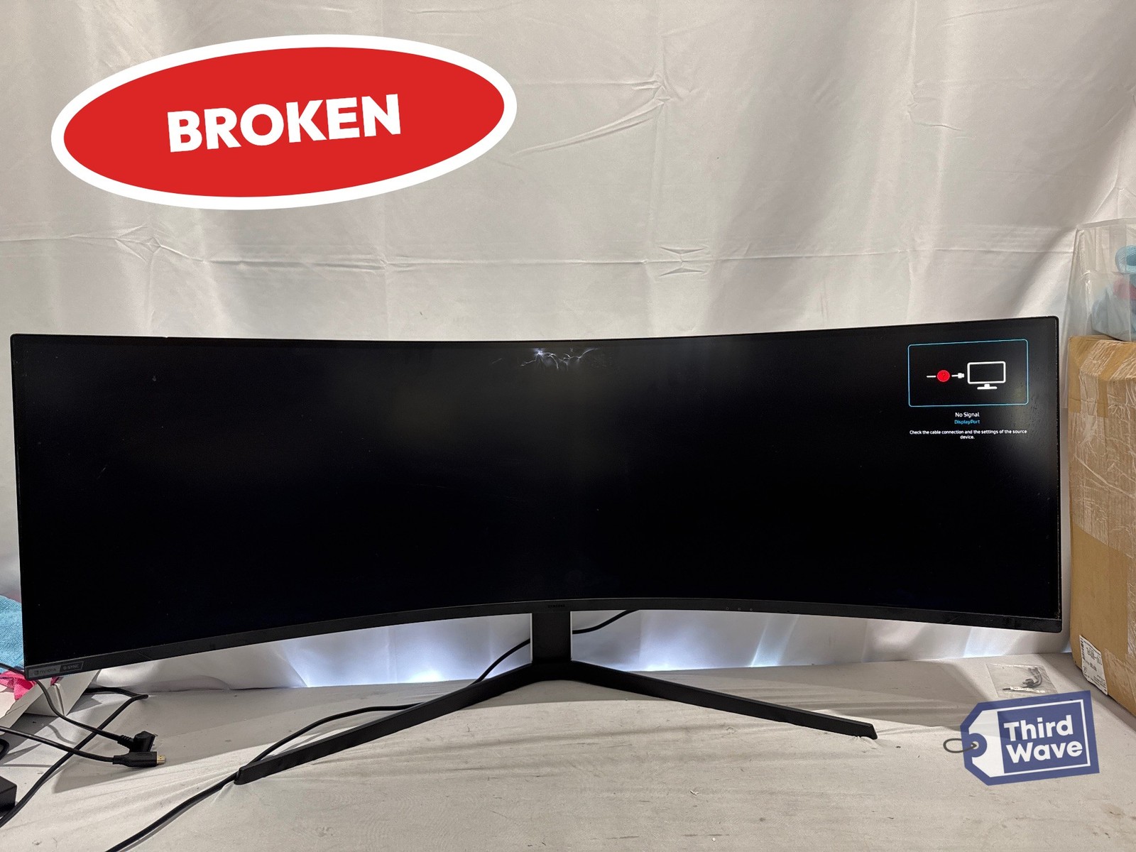 (BROKEN) Samsung Odyssey Neo G9 49in 4K Mini LED 240Hz Gaming Monitor