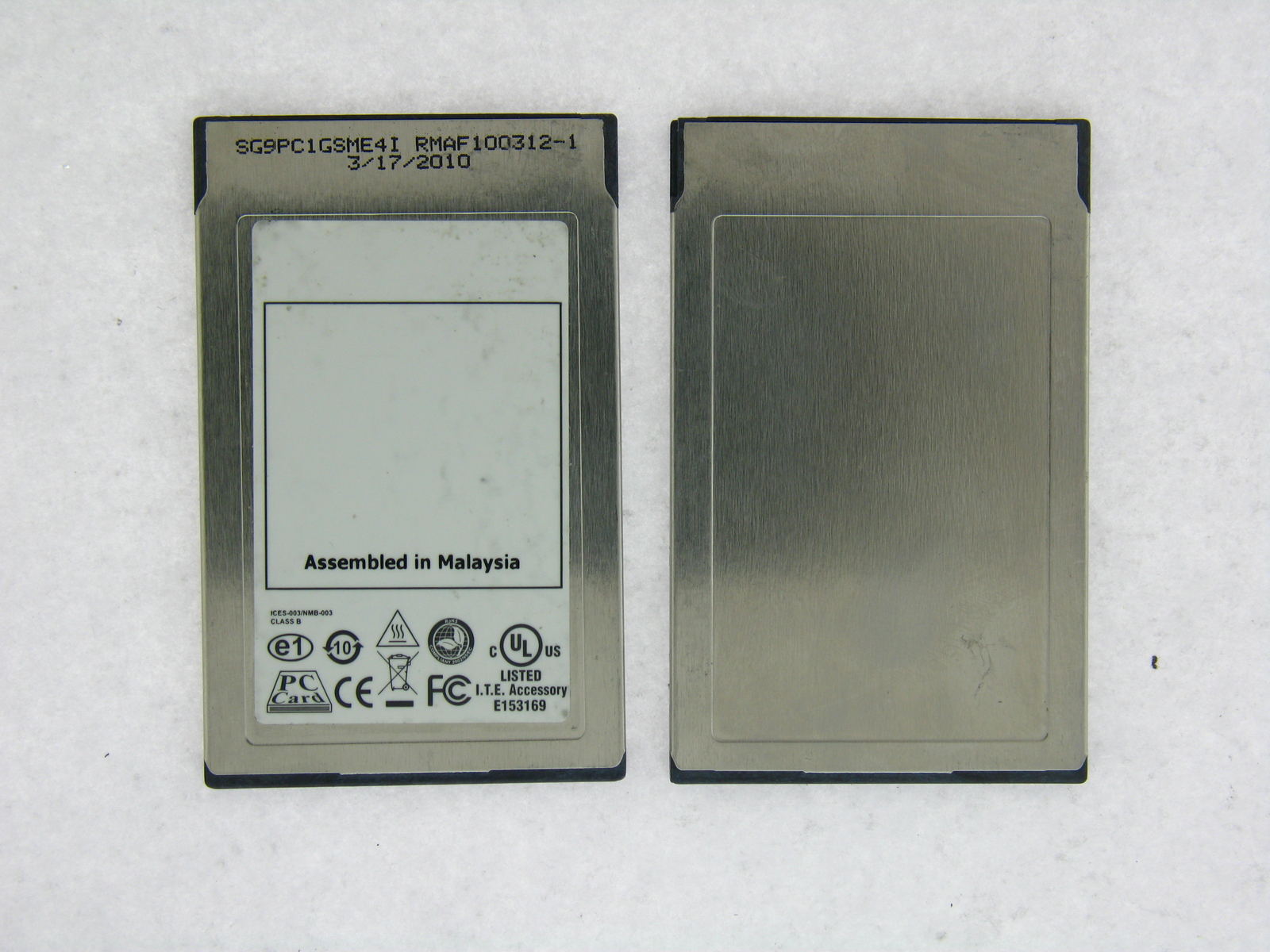 Smart Modular 1GB Industrial - Temperature ATA Flash PCMCIA Card Type I / RoHS